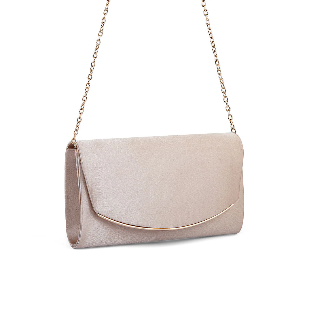 Champagne Fancy Clutch P24148 - Image 2