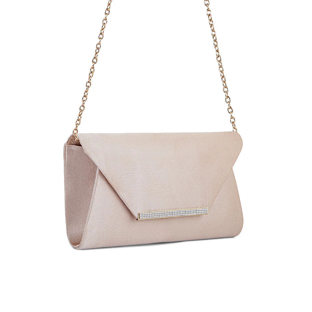 Champagne Fancy Clutch P24149 - Image 3