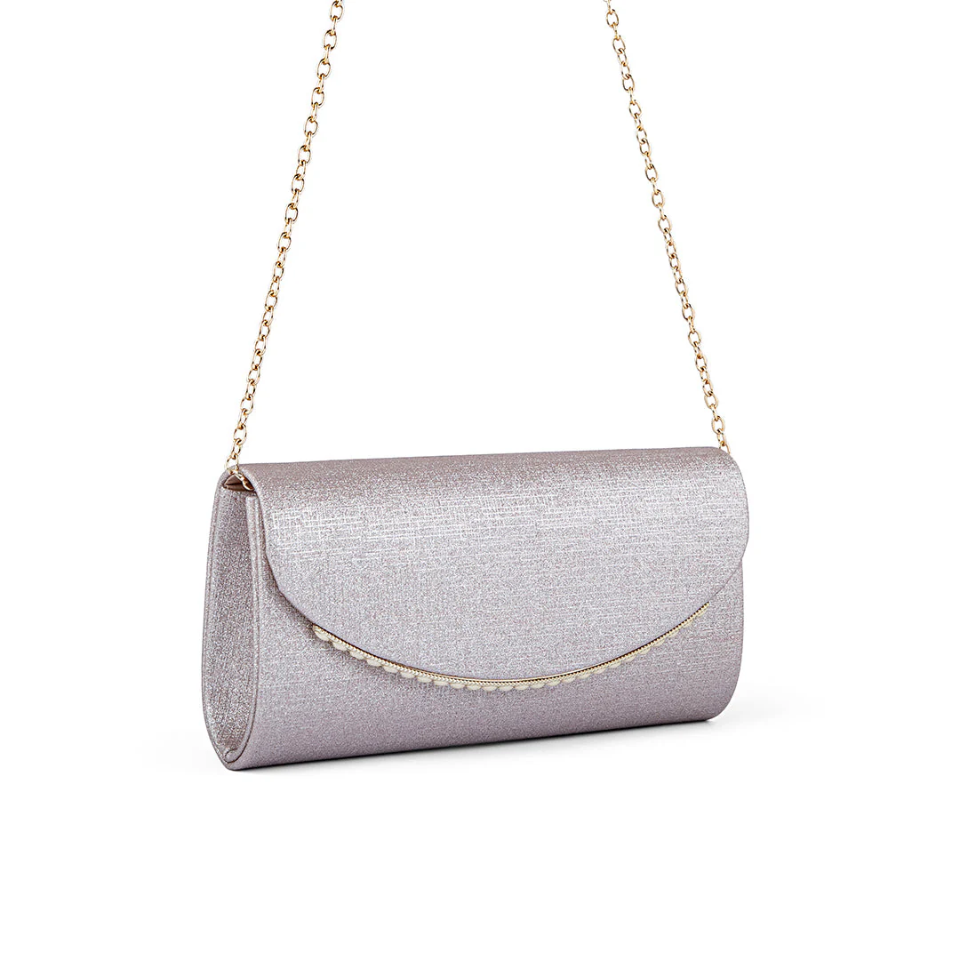 Champagne Fancy Clutch P24168 - Image 3