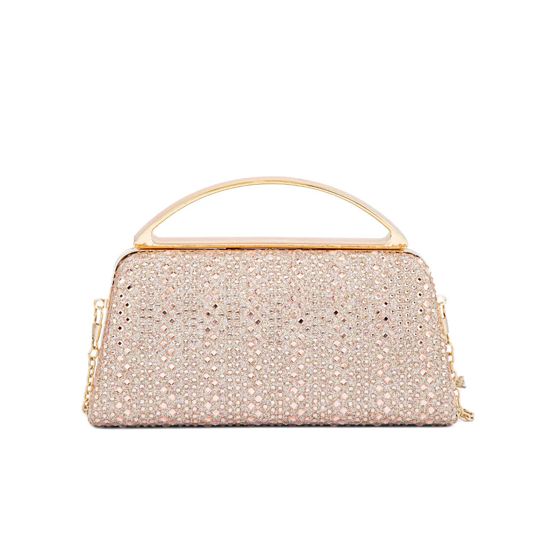 Champagne Fancy Clutch P24188 - Image 4