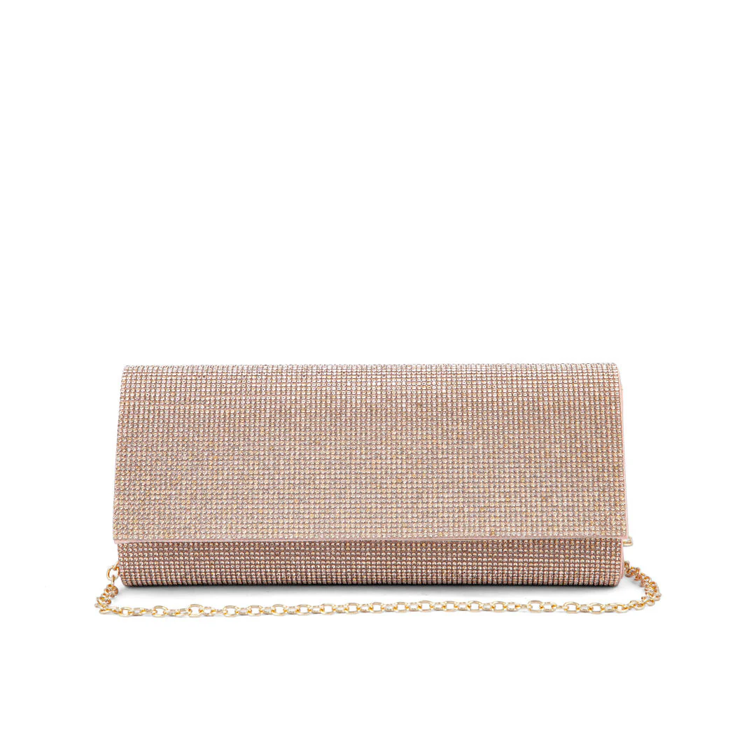 Champagne Fancy Clutch P24328 - Image 2