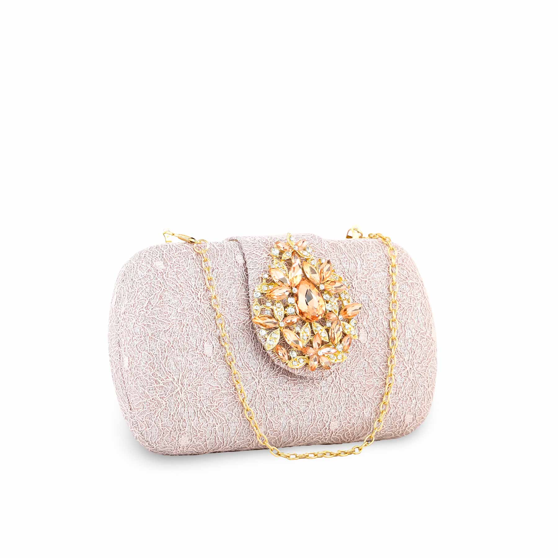 Champagne Fancy Clutch P24392 - Image 3