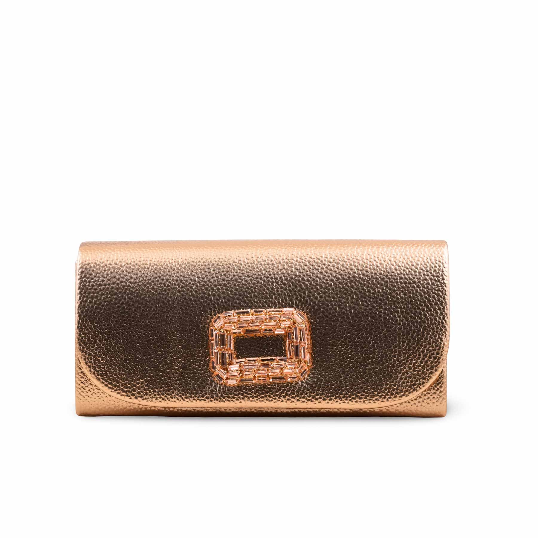 Champagne Formal Clutch For Women P24416 - Image 2