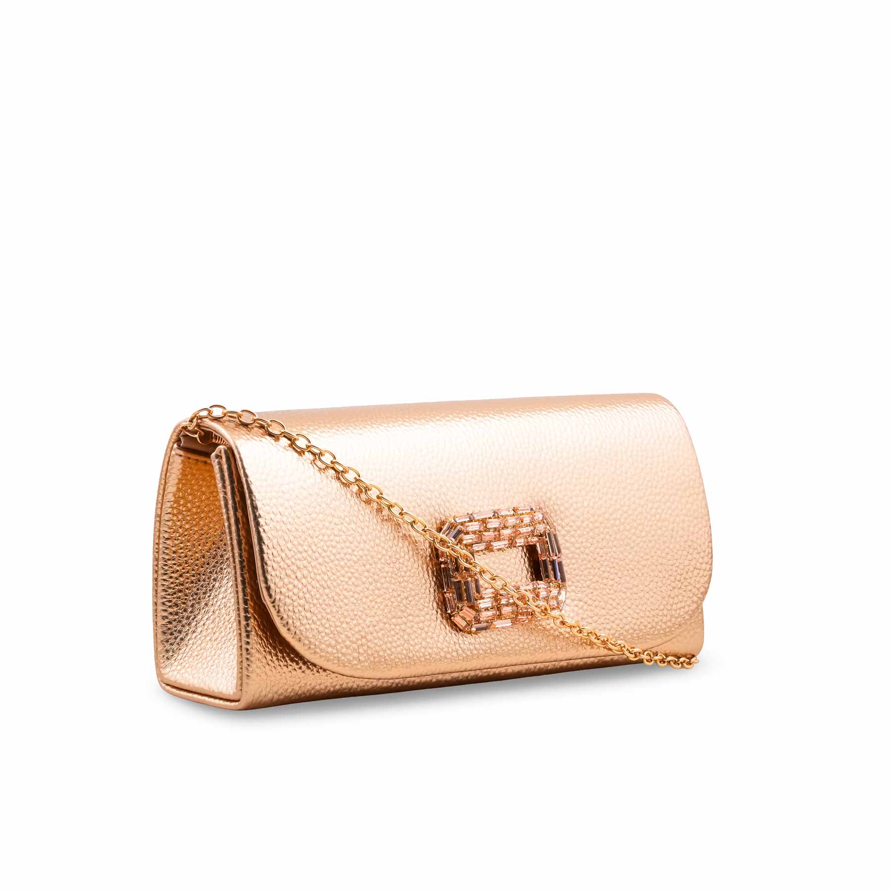 Champagne Formal Clutch For Women P24416 - Image 3