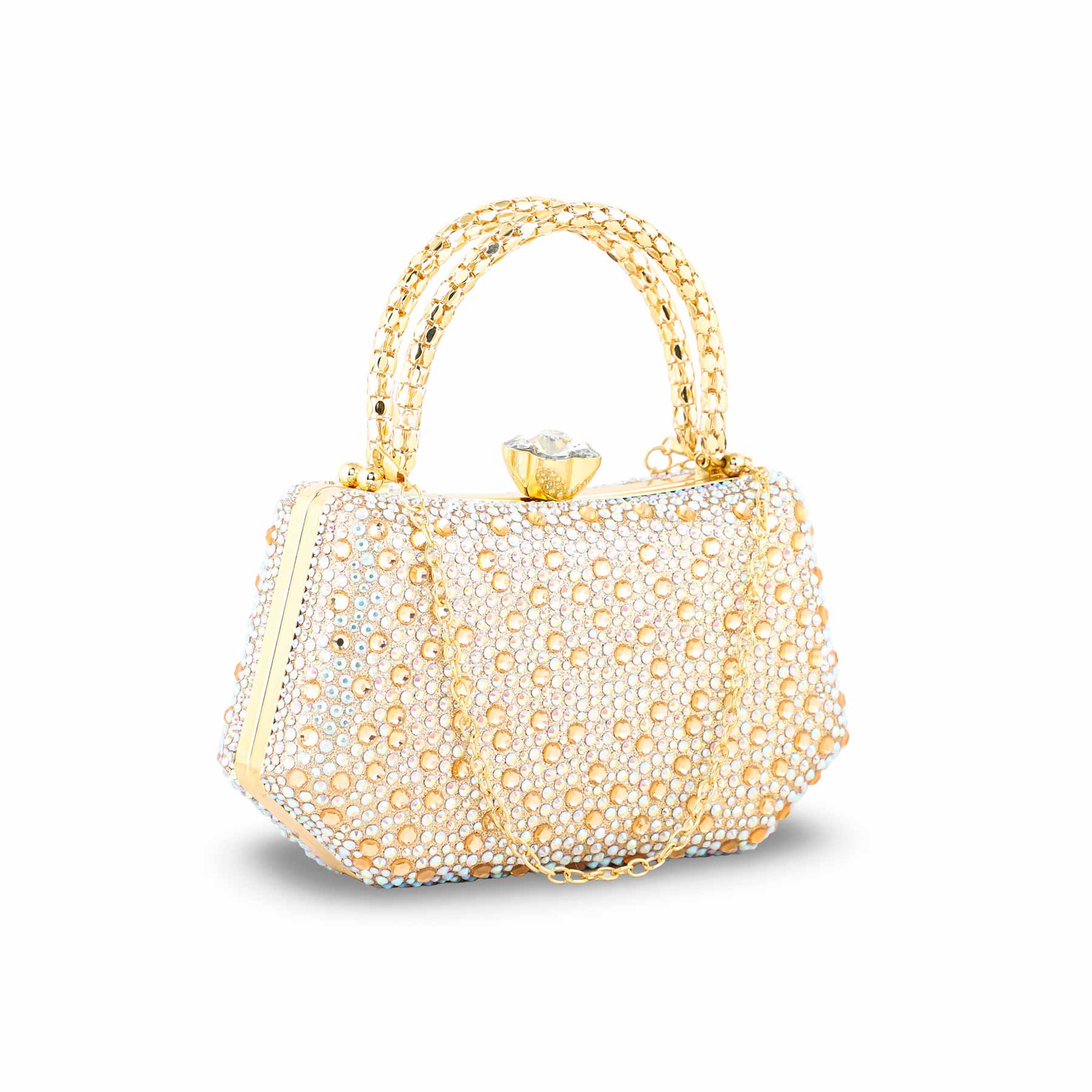 ChamPagne Women Fancy Clutch P24387 - Image 3