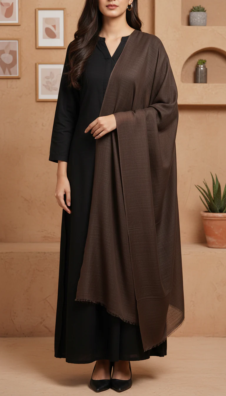 Chocolate Summer Stole PD6108 - Image 2