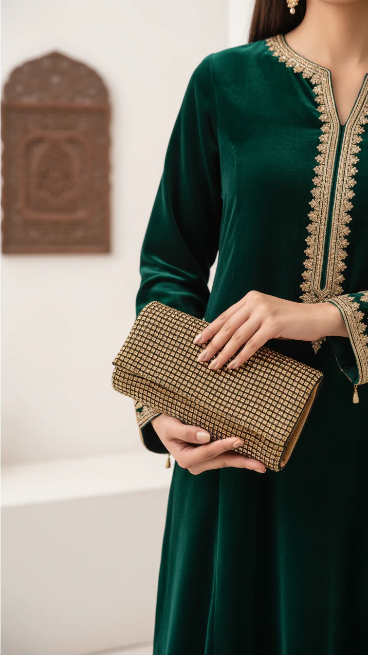 Coffee Bridal Clutch P24226