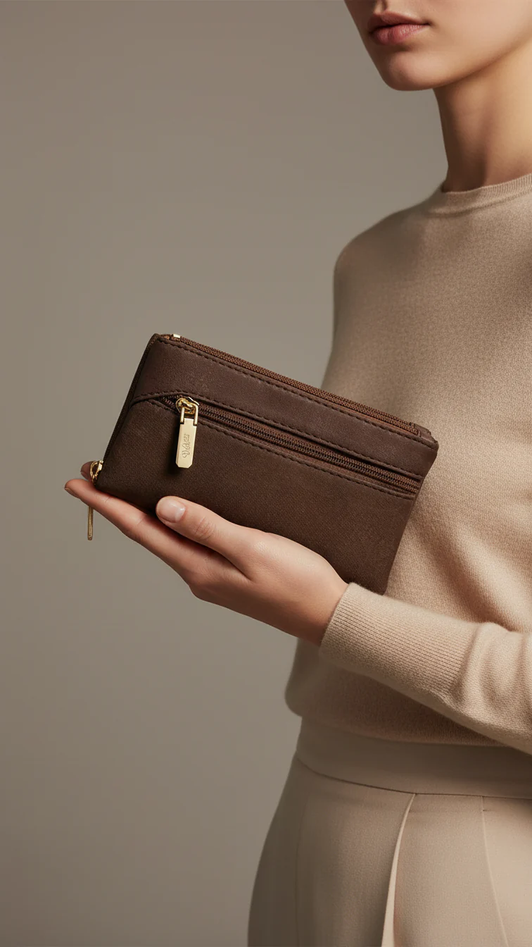 Coffee Casual Pouch For Women P97683