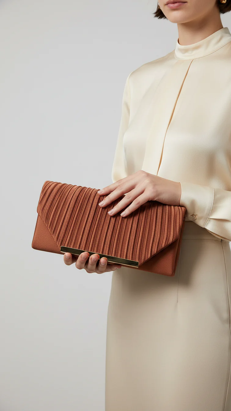 Coffee Fancy Clutch P24151