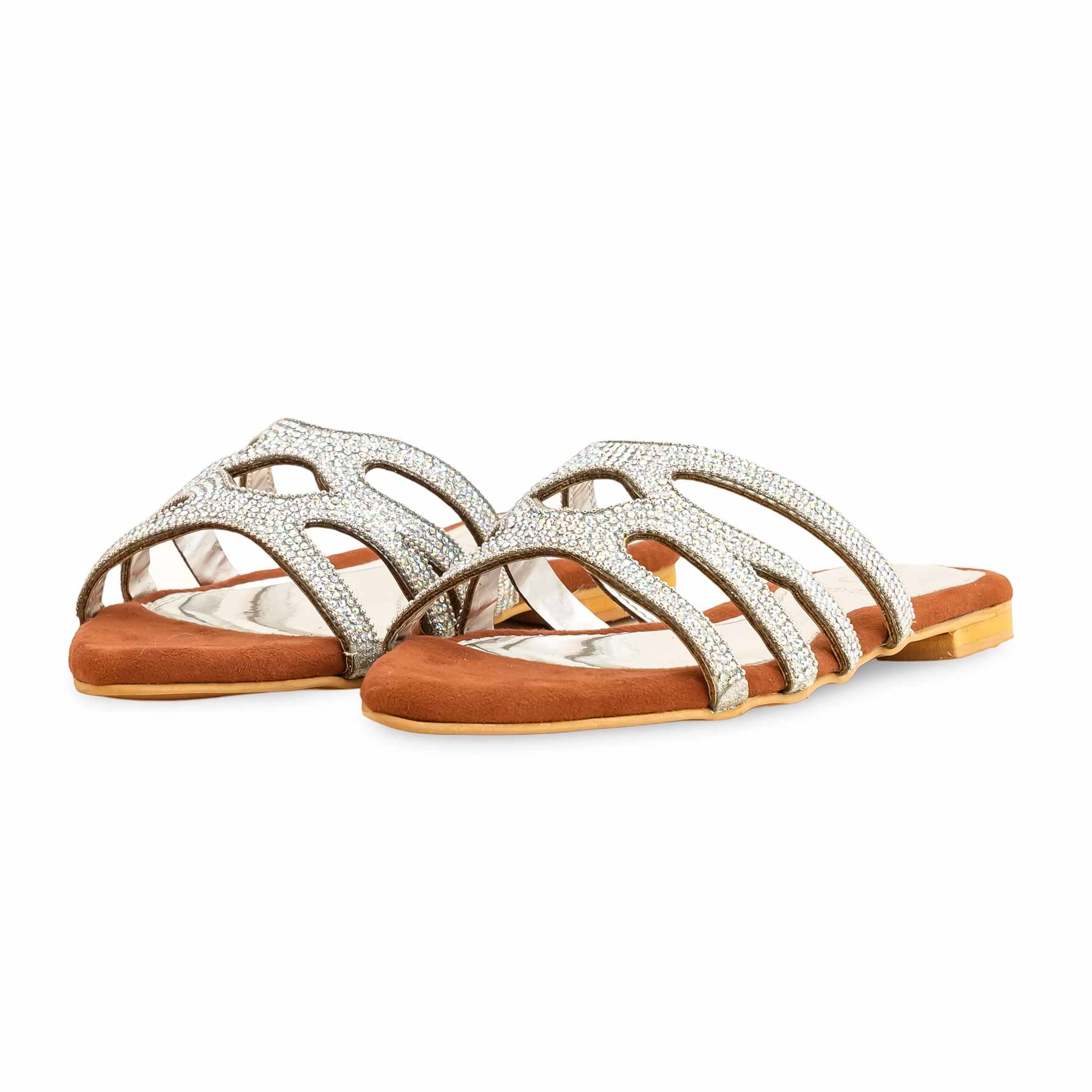 Coffee Fancy Slipper For Ladies FN7932 - Image 3