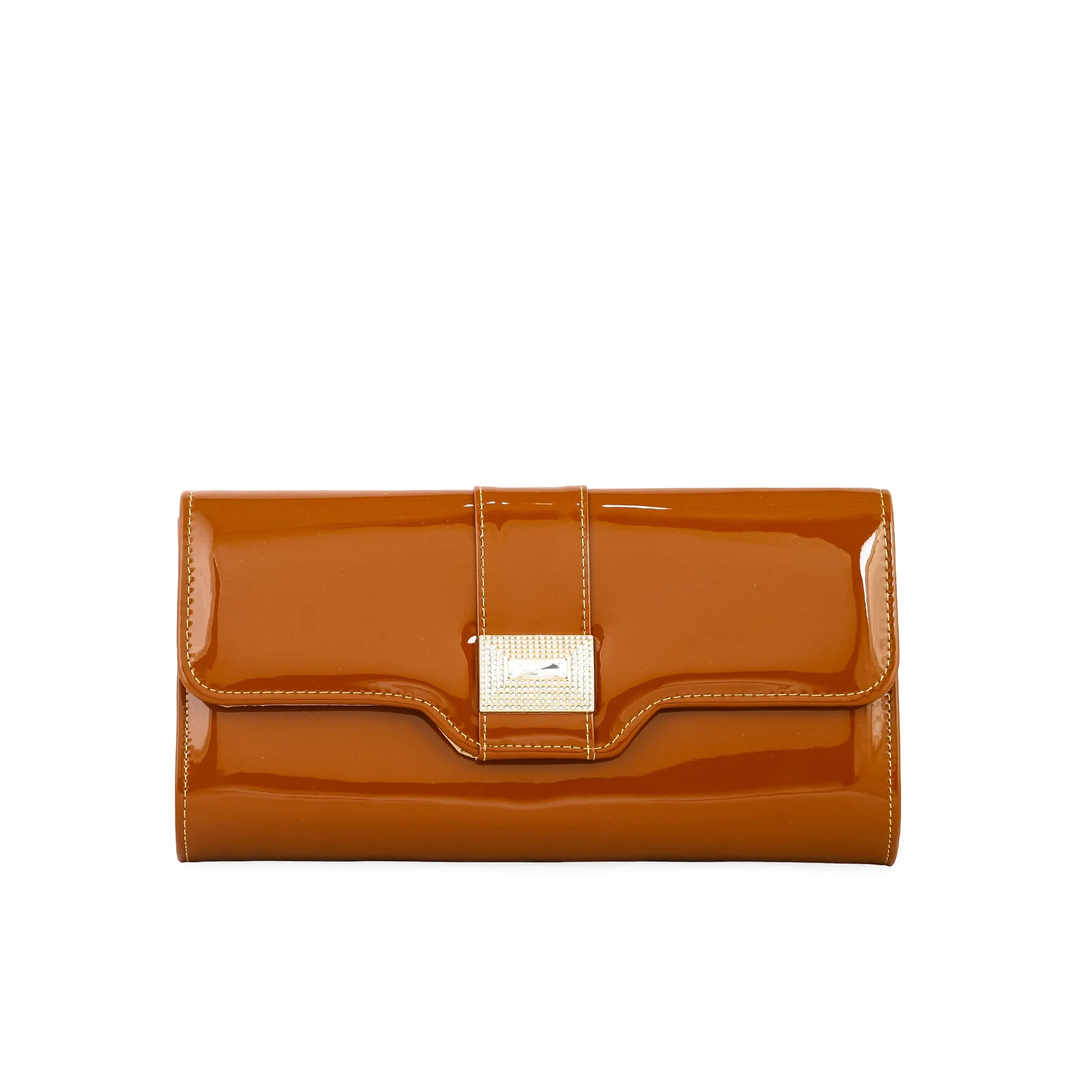 Coffee Formal Clutch For Women P24209 - Image 2