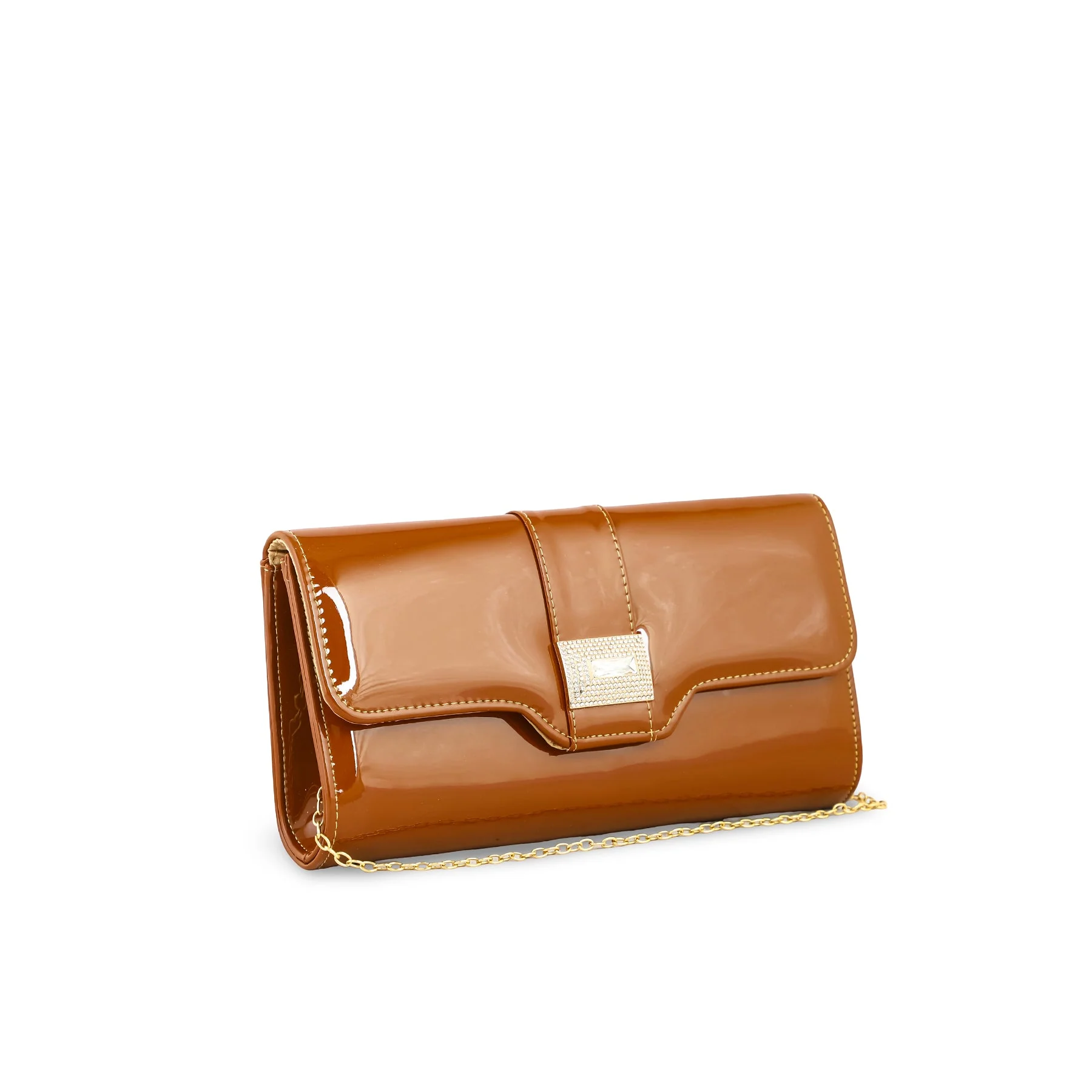 Coffee Formal Clutch For Women P24209 - Image 3