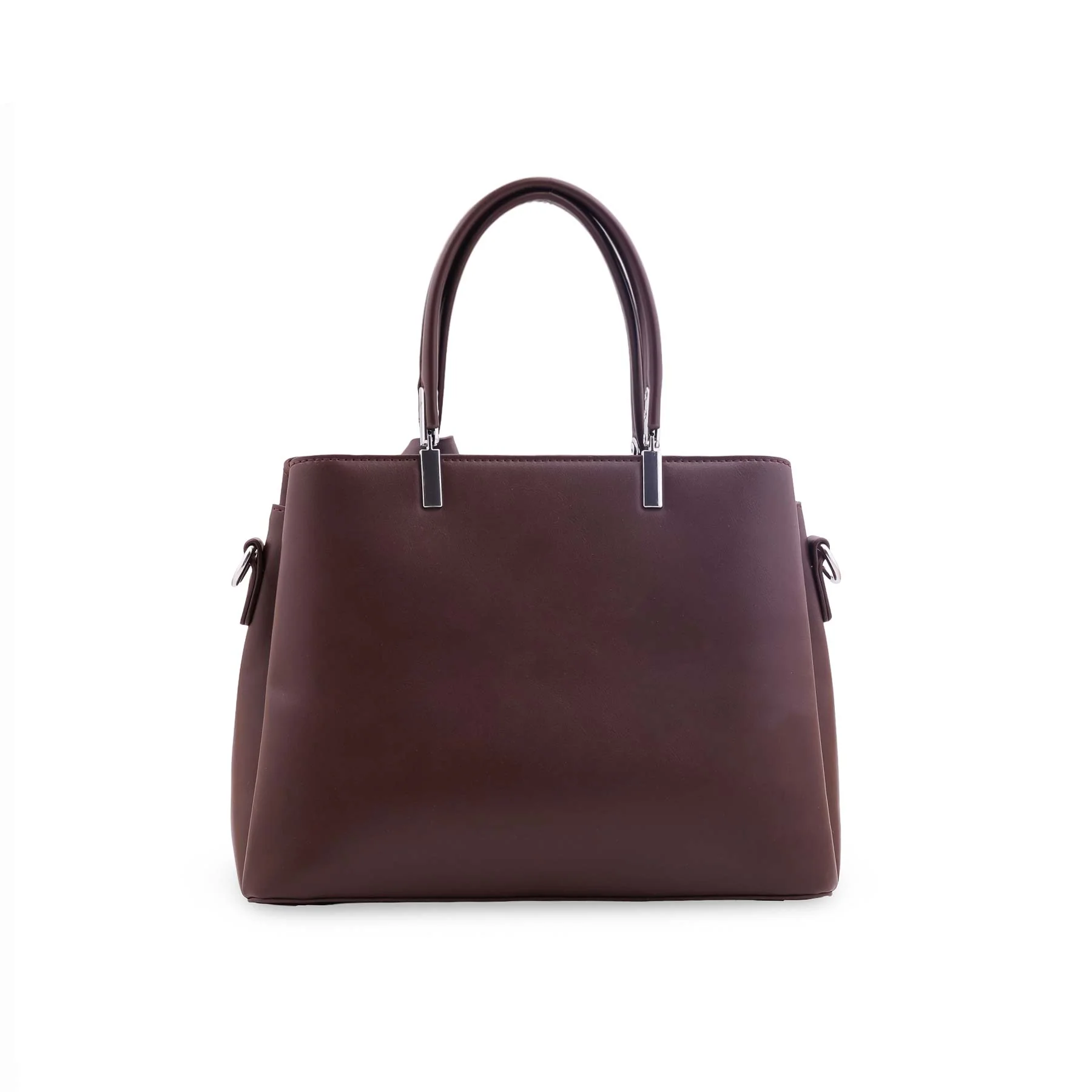 Coffee Formal Hand Bag For Ladies P36561 - Image 4