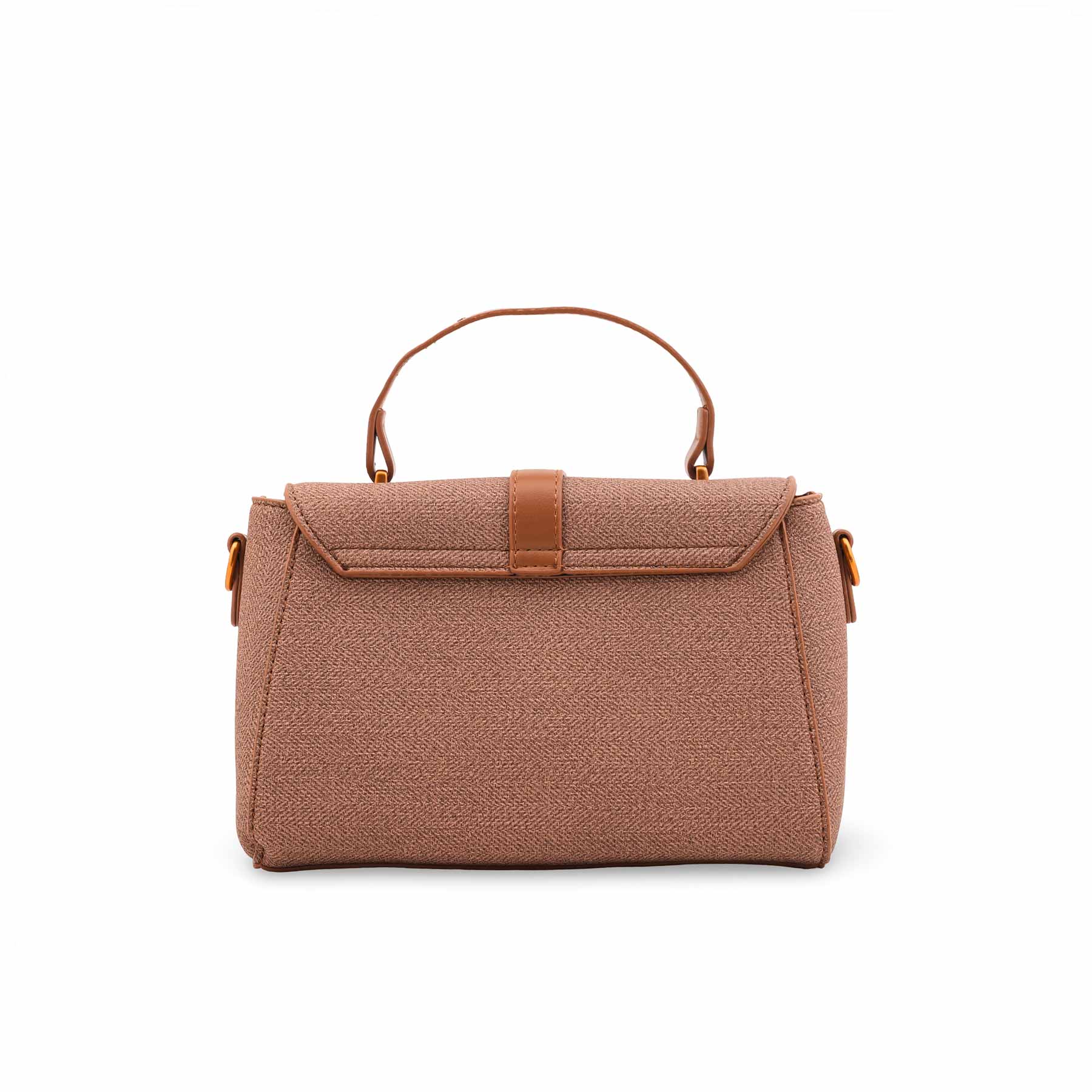 Coffee Formal Hand Bag For Ladies P36611 - Image 4