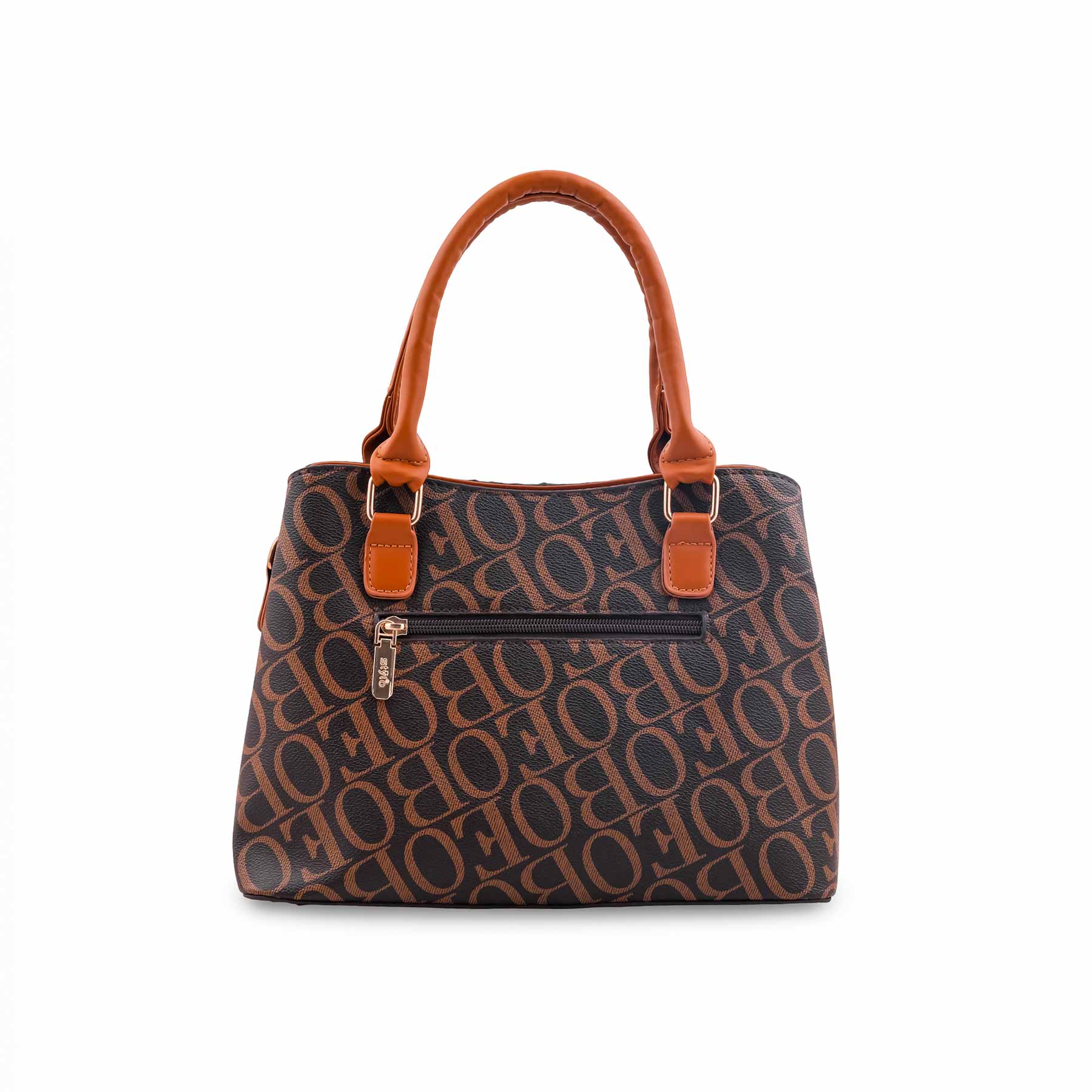 Coffee Formal Hand Bag For Ladies P36623 - Image 5