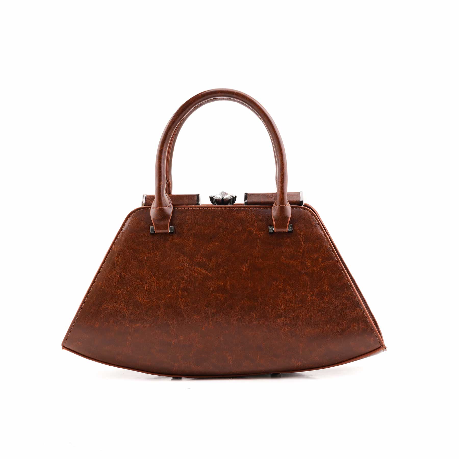 Coffee Formal Hand Bag For Women P36471 - Image 2