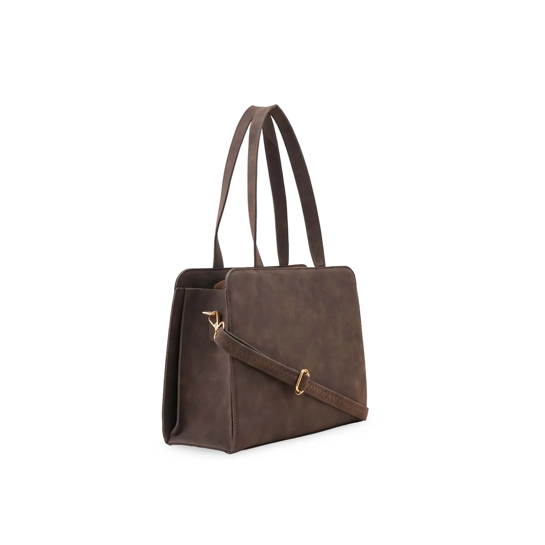 Coffee Formal Hand Bag For Women P55870 - Image 3