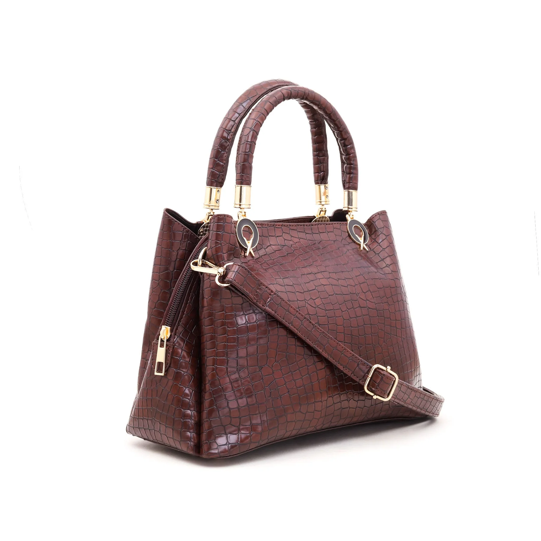 Coffee Formal Hand Bag P54371