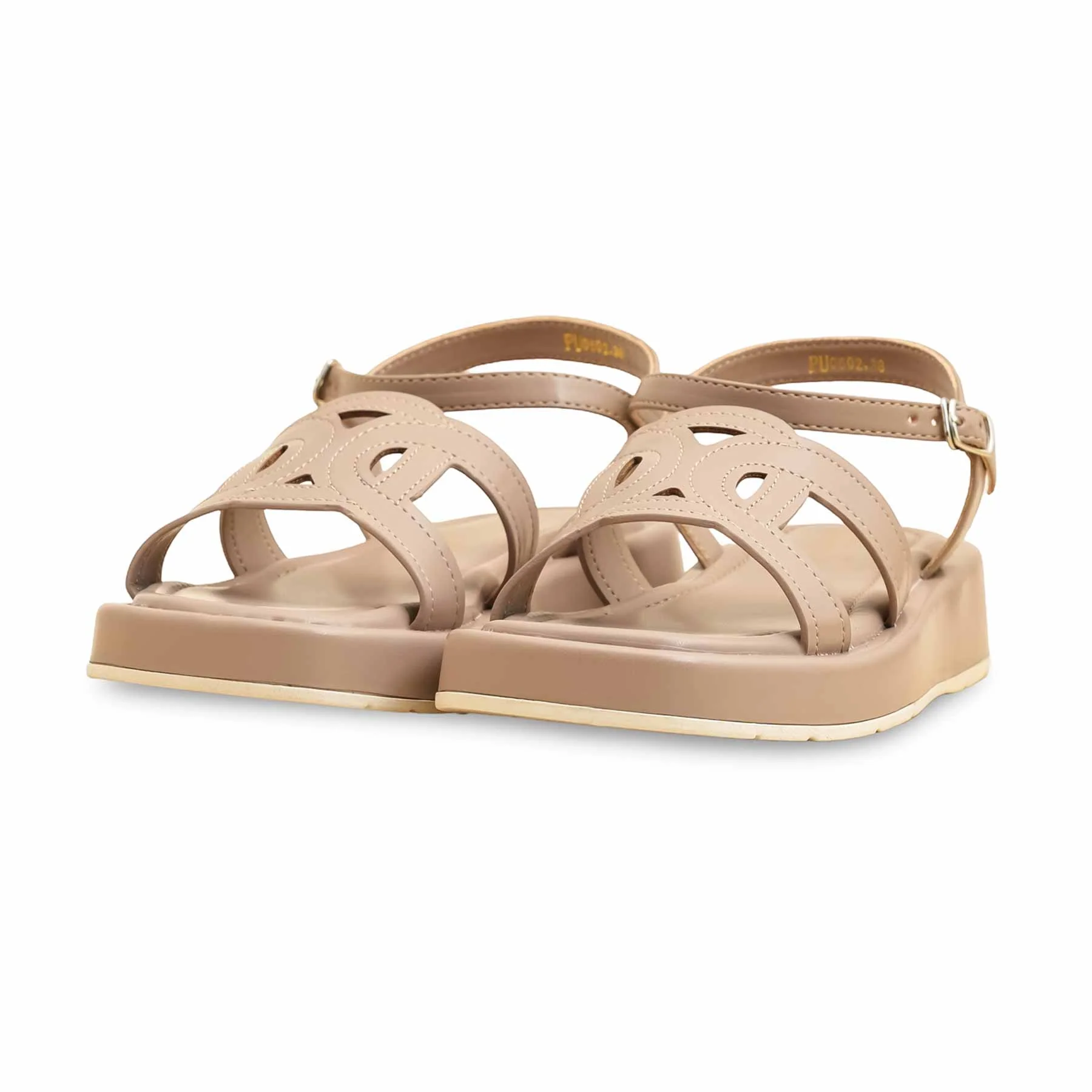 Coffee Formal Sandal PU0602 - Image 3