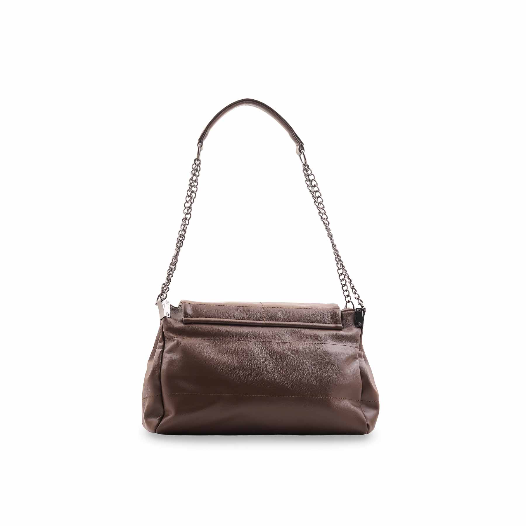 Coffee Formal Shoulder Bag For Ladies P36476 - Image 4