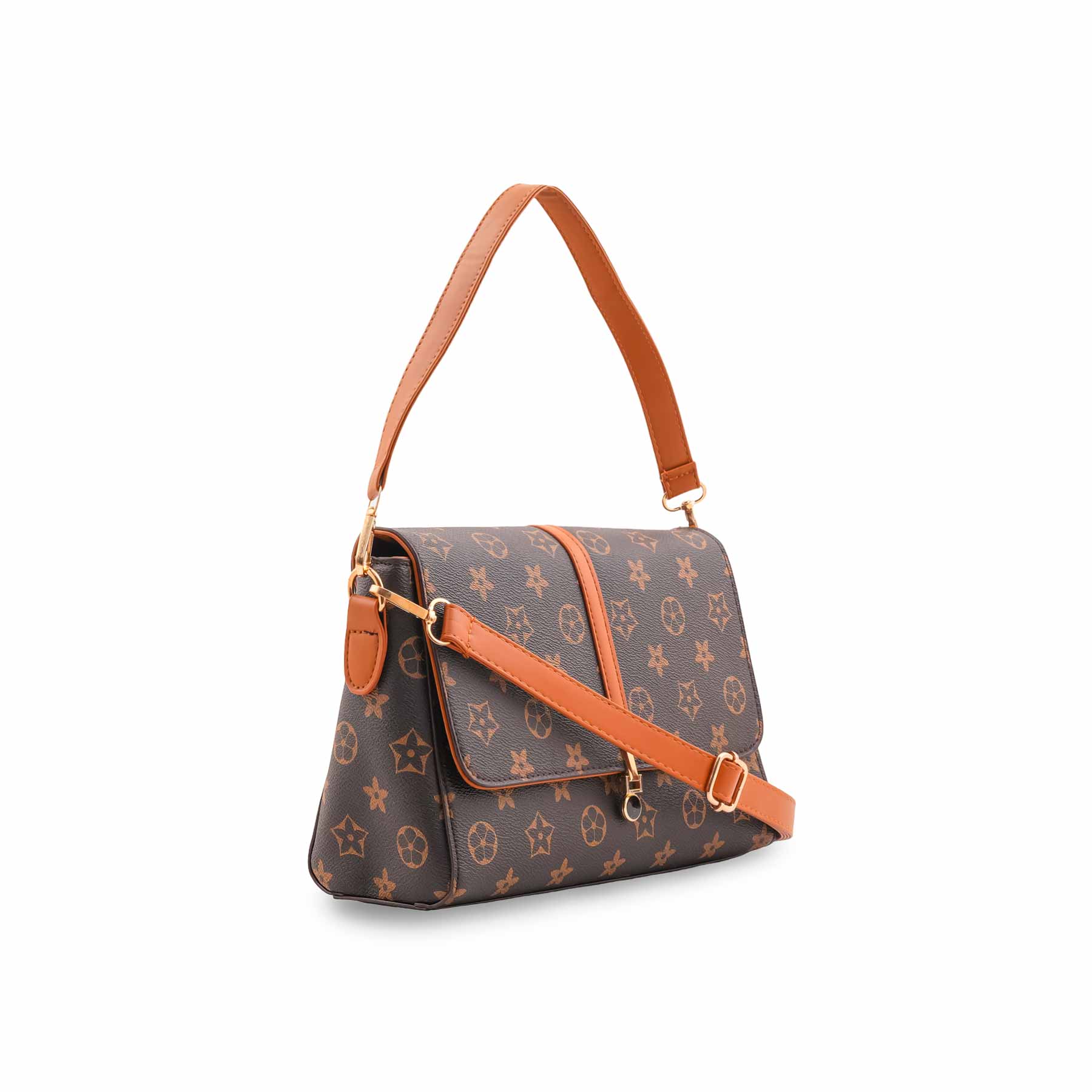 Coffee Formal Shoulder Bag For Ladies P36540 - Image 3