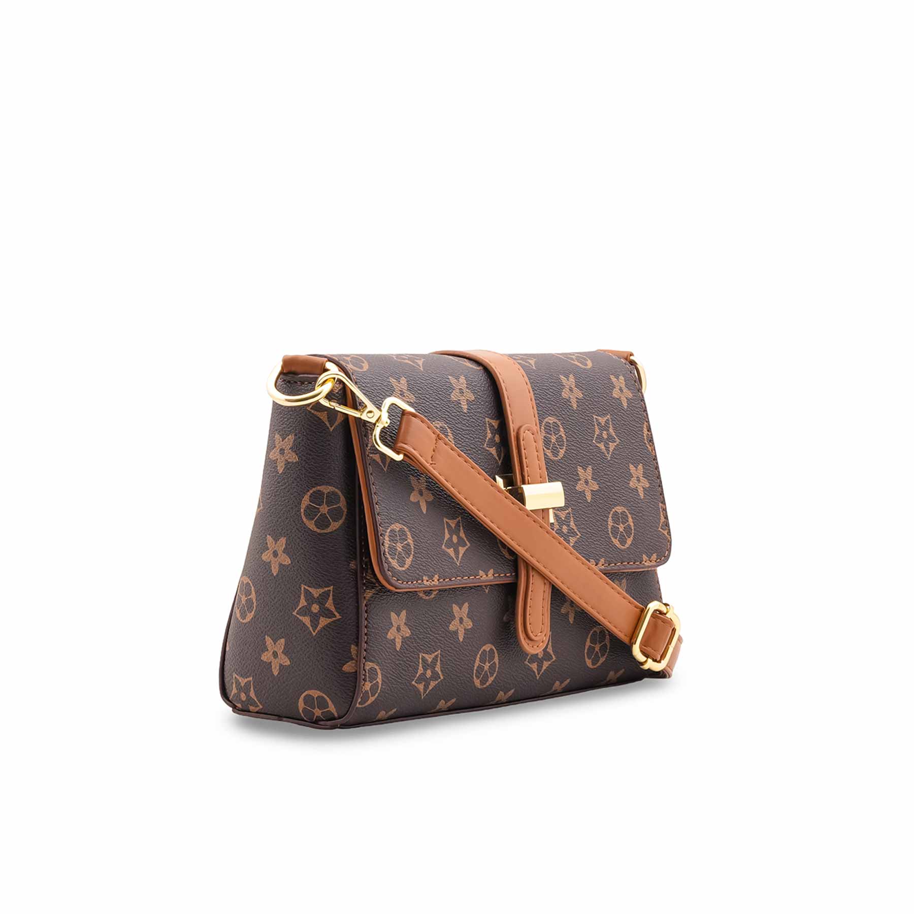 Coffee Formal Shoulder Bag For Women P36417 - Image 3