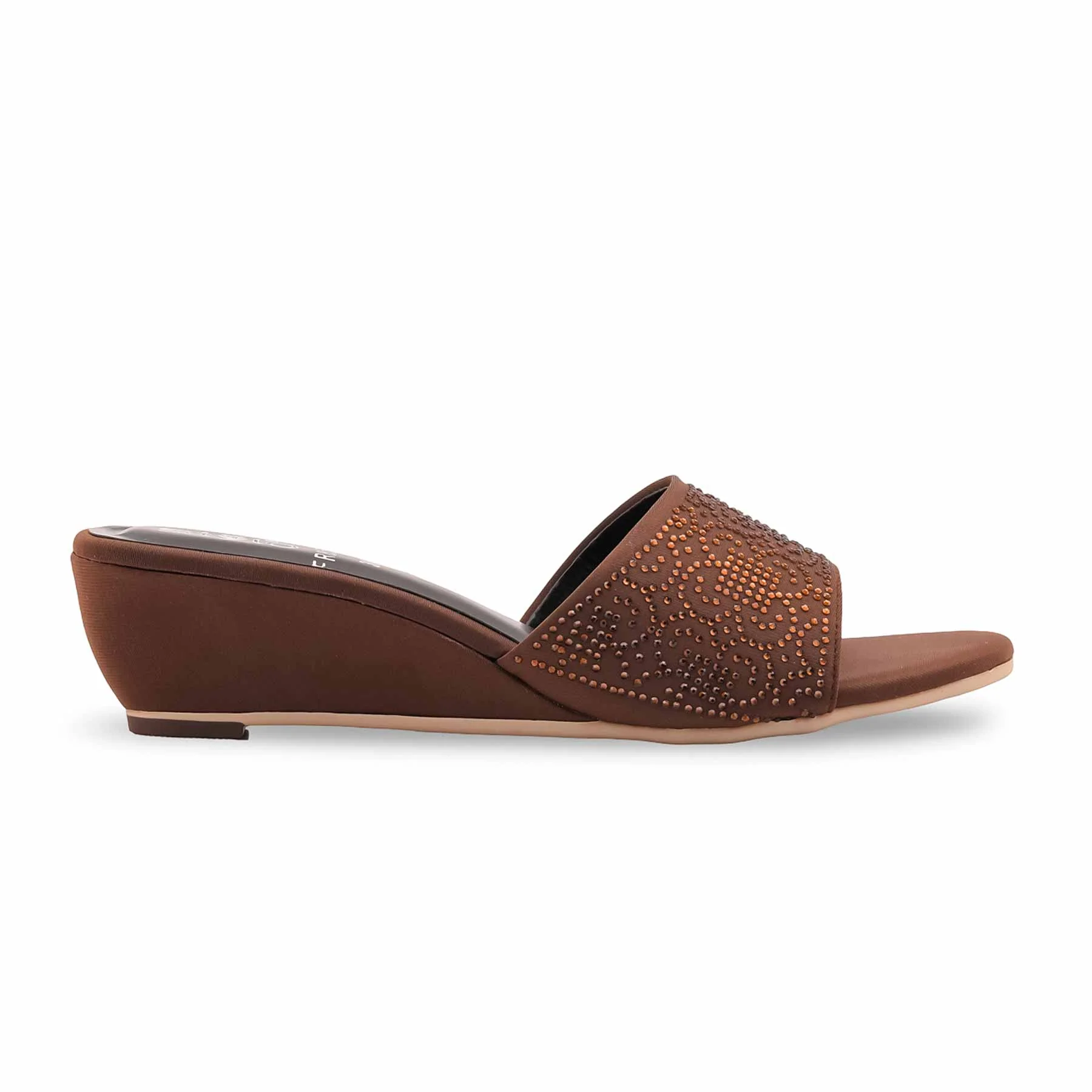 Coffee Formal Slipper For Ladies FR8503 - Image 2