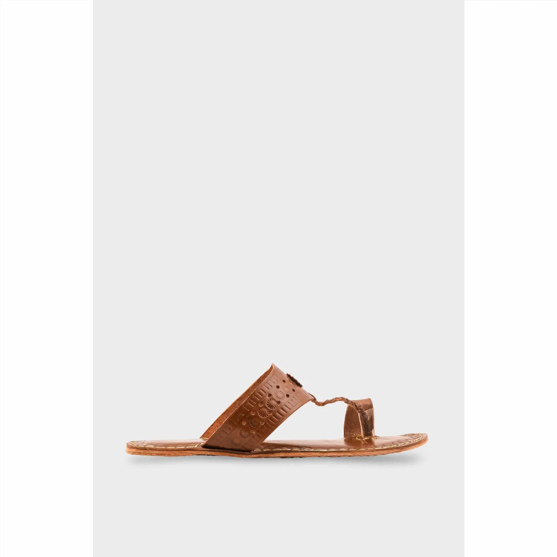 Coffee Leather Kolapori For Women EC0262 - Image 2