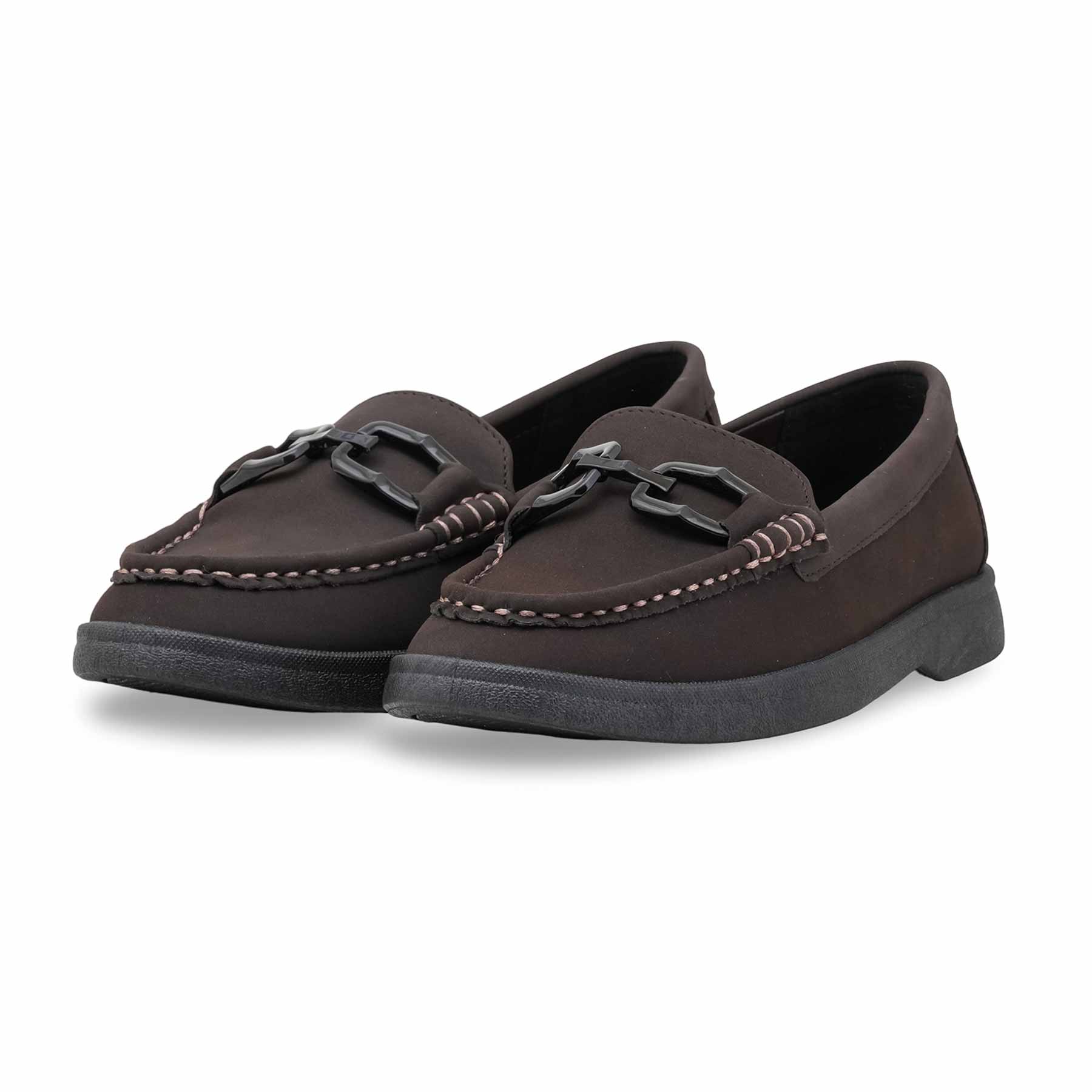 Coffee Moccasin For Ladies WN4495 - Image 3