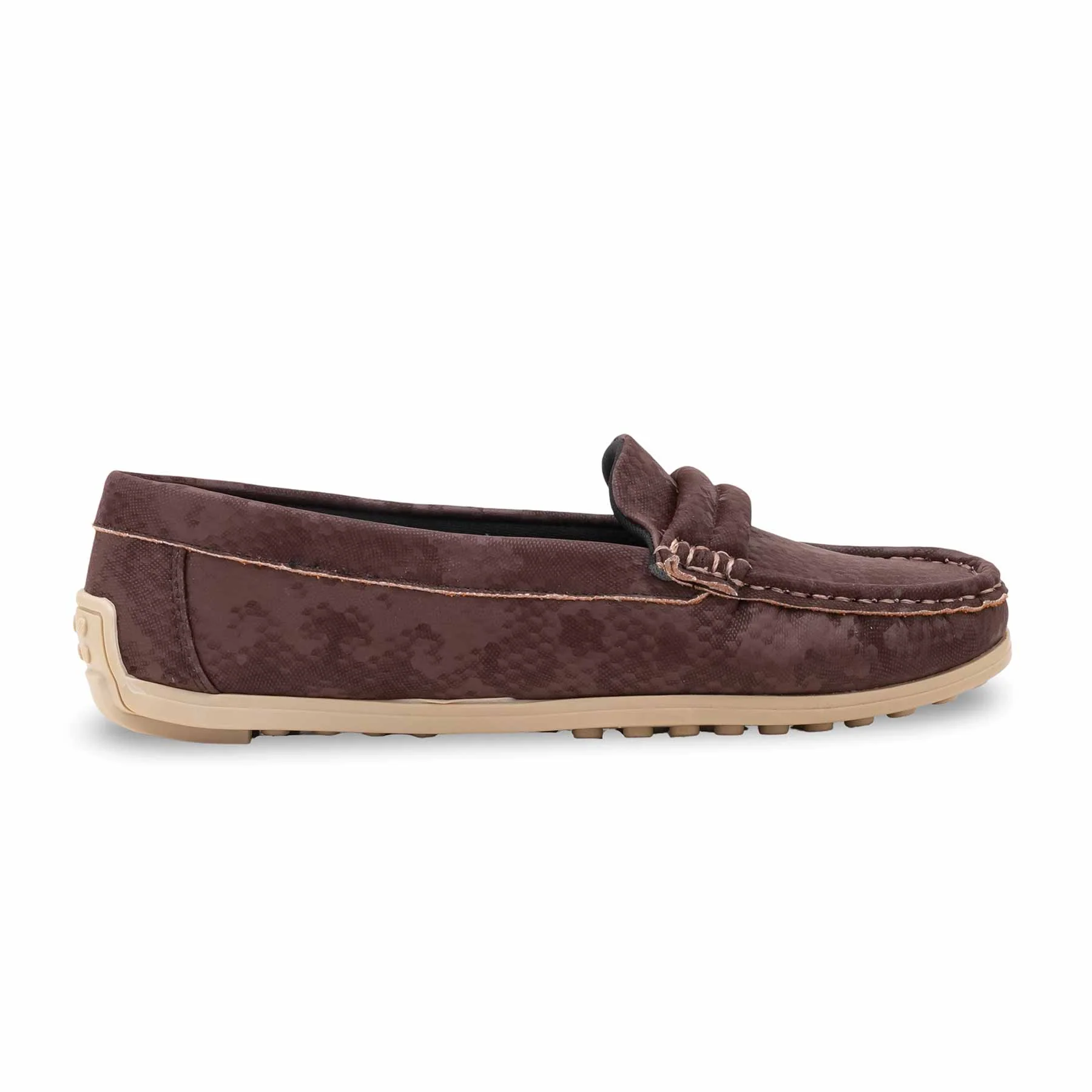Coffee Moccasin For Ladies WN4553 - Image 2
