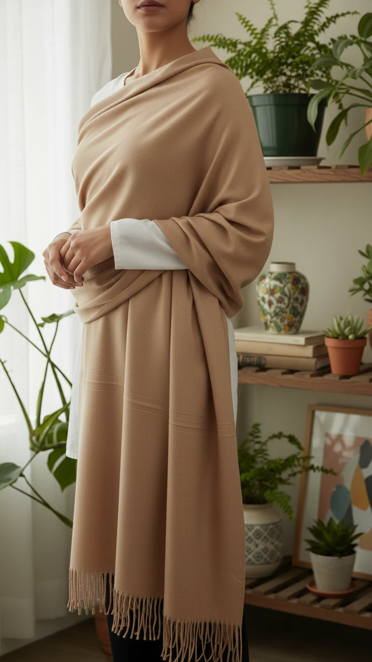 Coffee Winter Stole PN5013