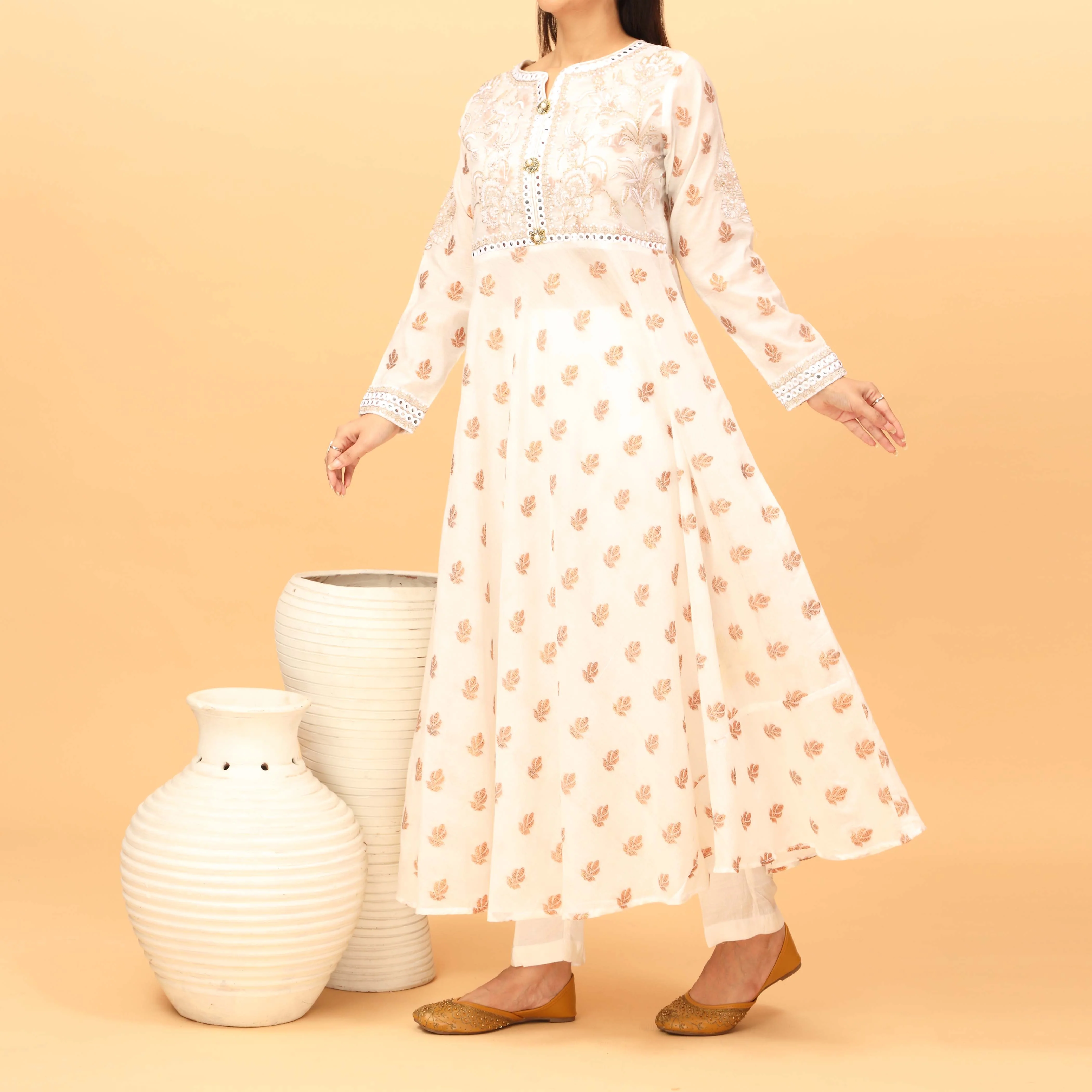 2PC Embellished Jaquard Suit PS4383 - Image 2