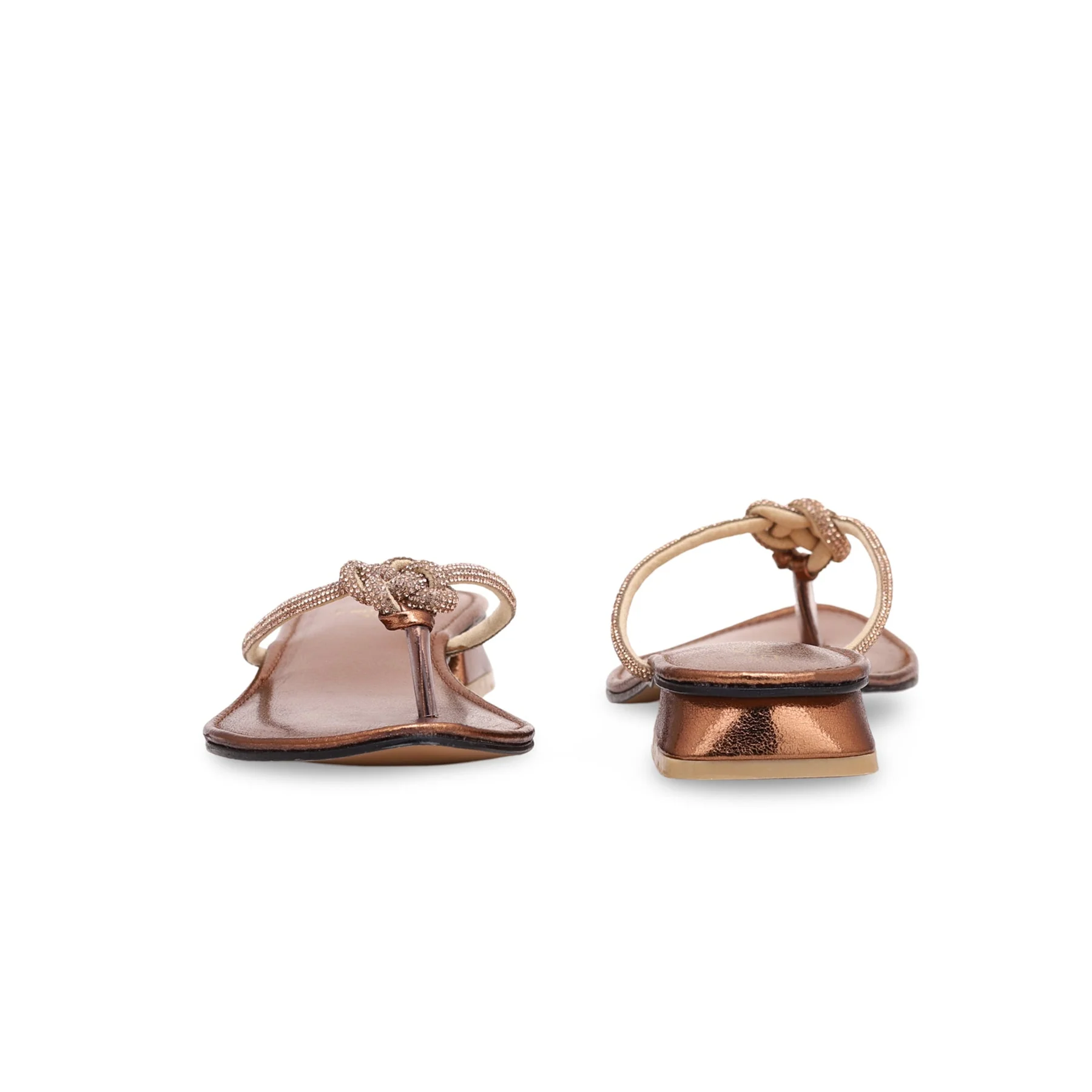 Copper Fancy Chappal FN0739 - Image 4