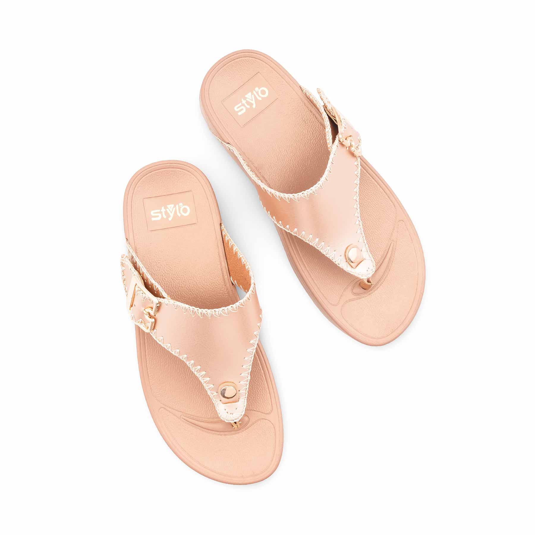 Copper Formal Chappal For Women PU0743 - Image 5