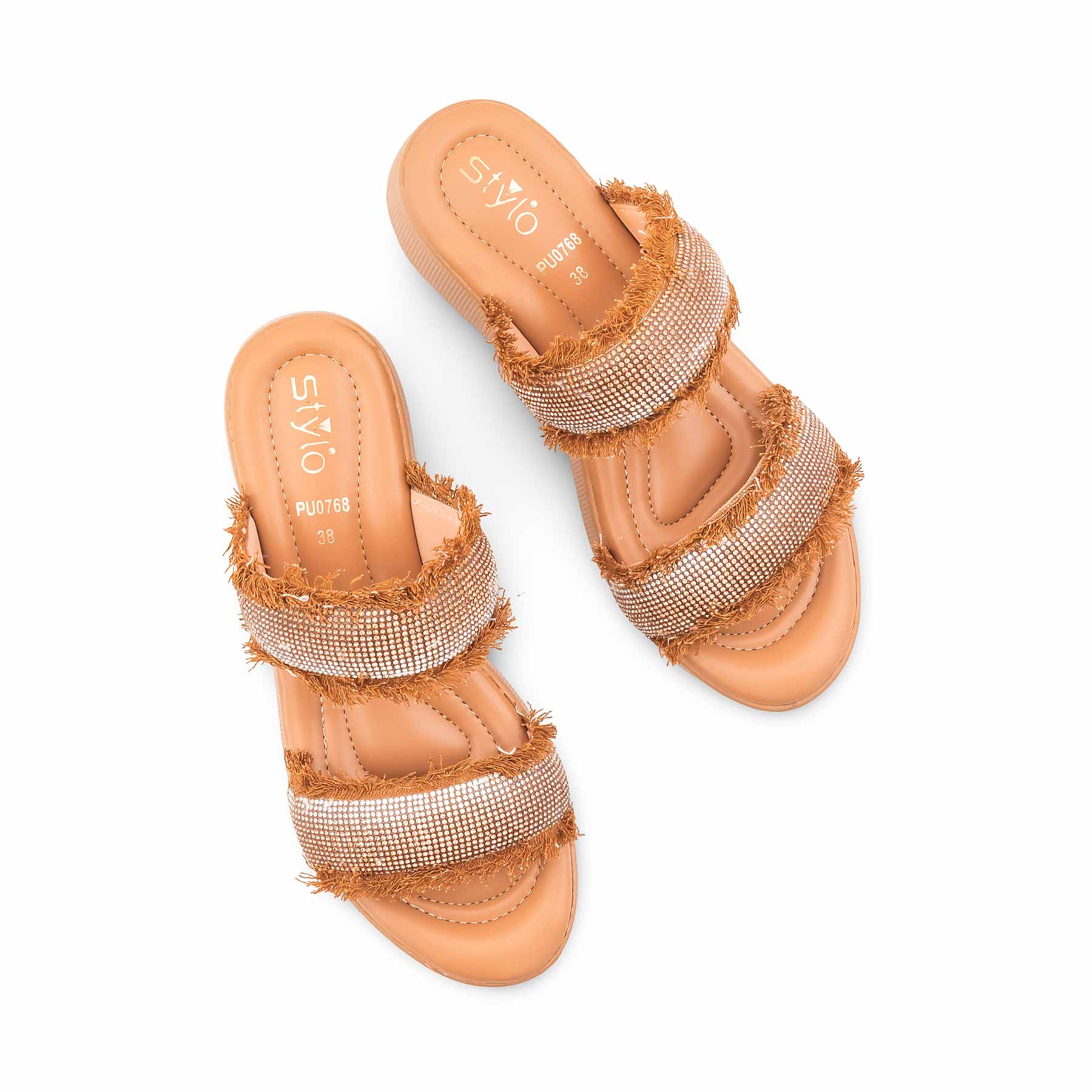 Copper Formal Slipper For Ladies PU0768 - Image 5