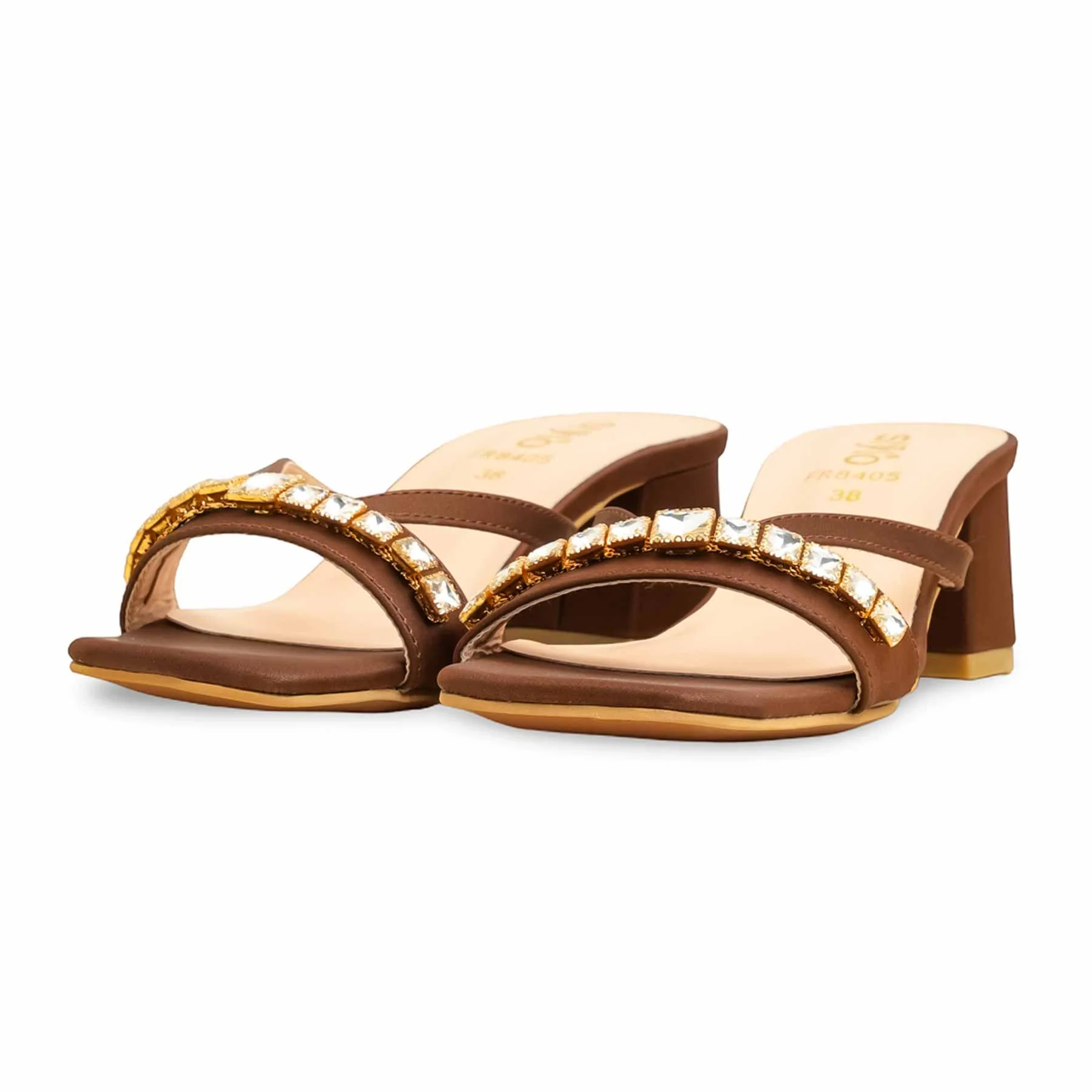 Copper Formal Slipper FR8405 - Image 3