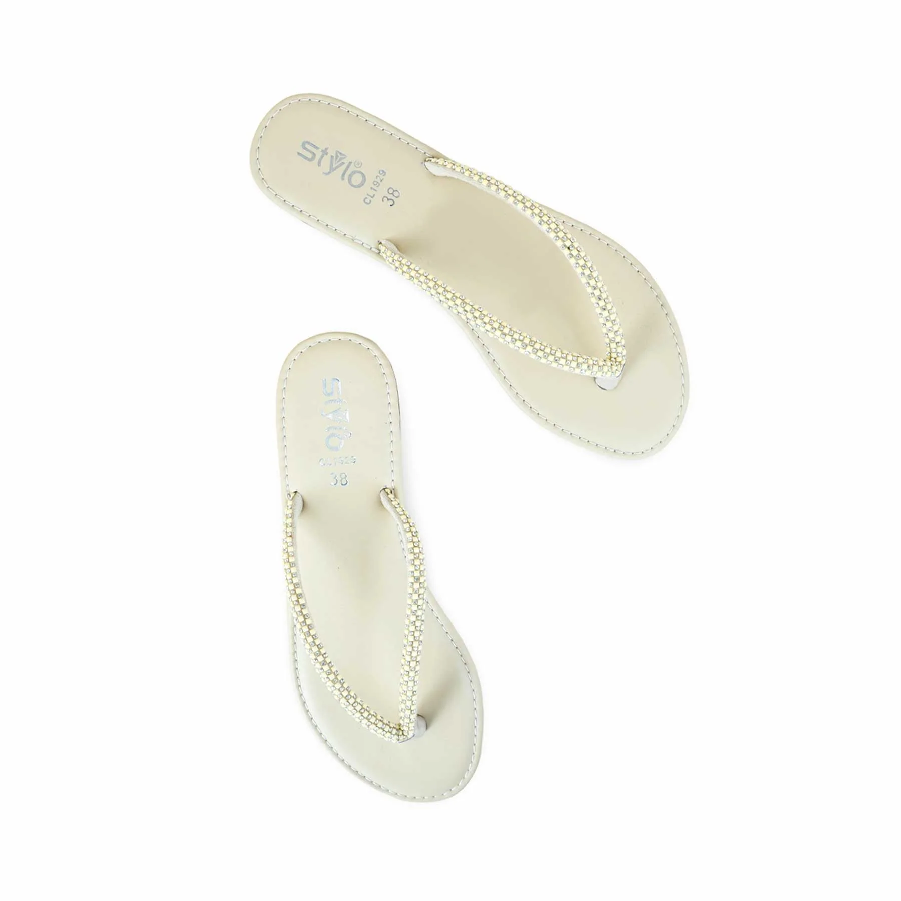Cream Casual Chappal CL1929 - Image 5