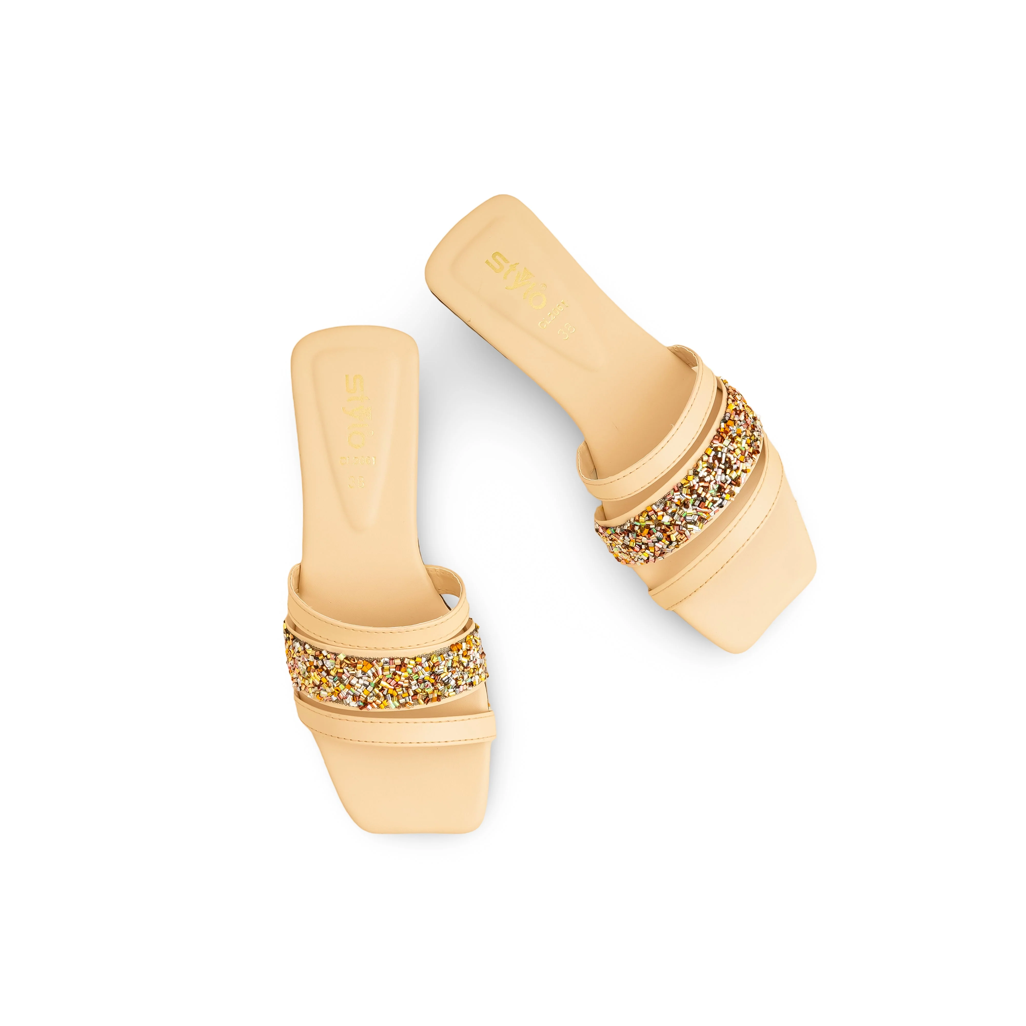 Cream Casual Slipper For Ladies CL2061 - Image 5