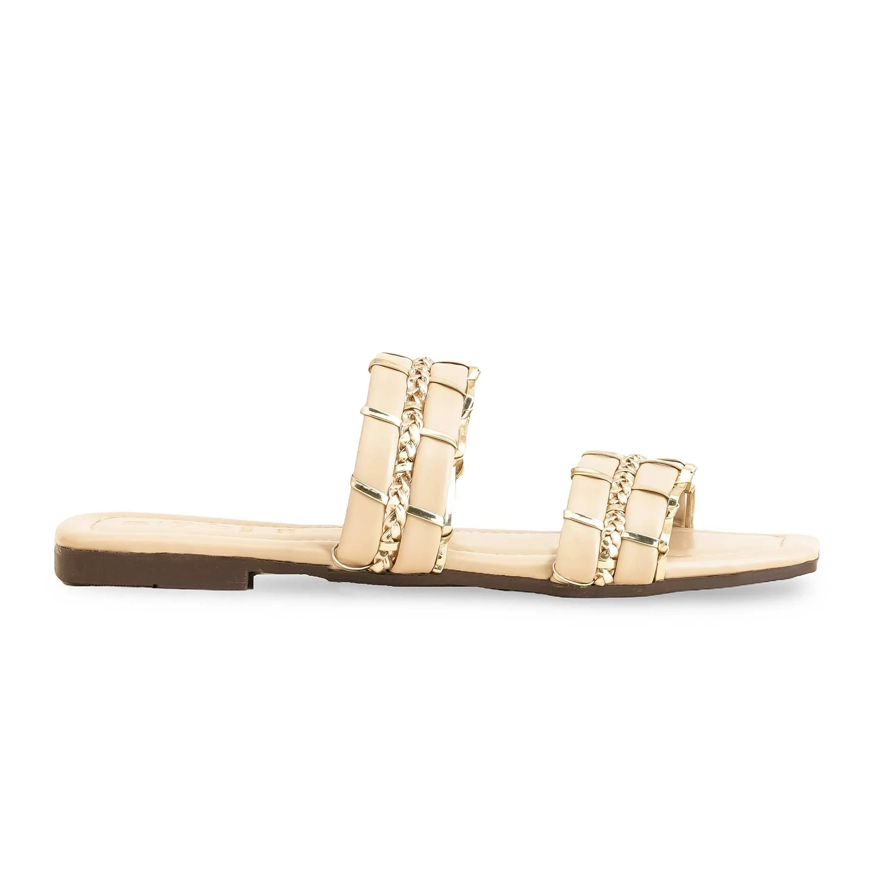 Cream Casual Women Slipper CL1949 - Image 2