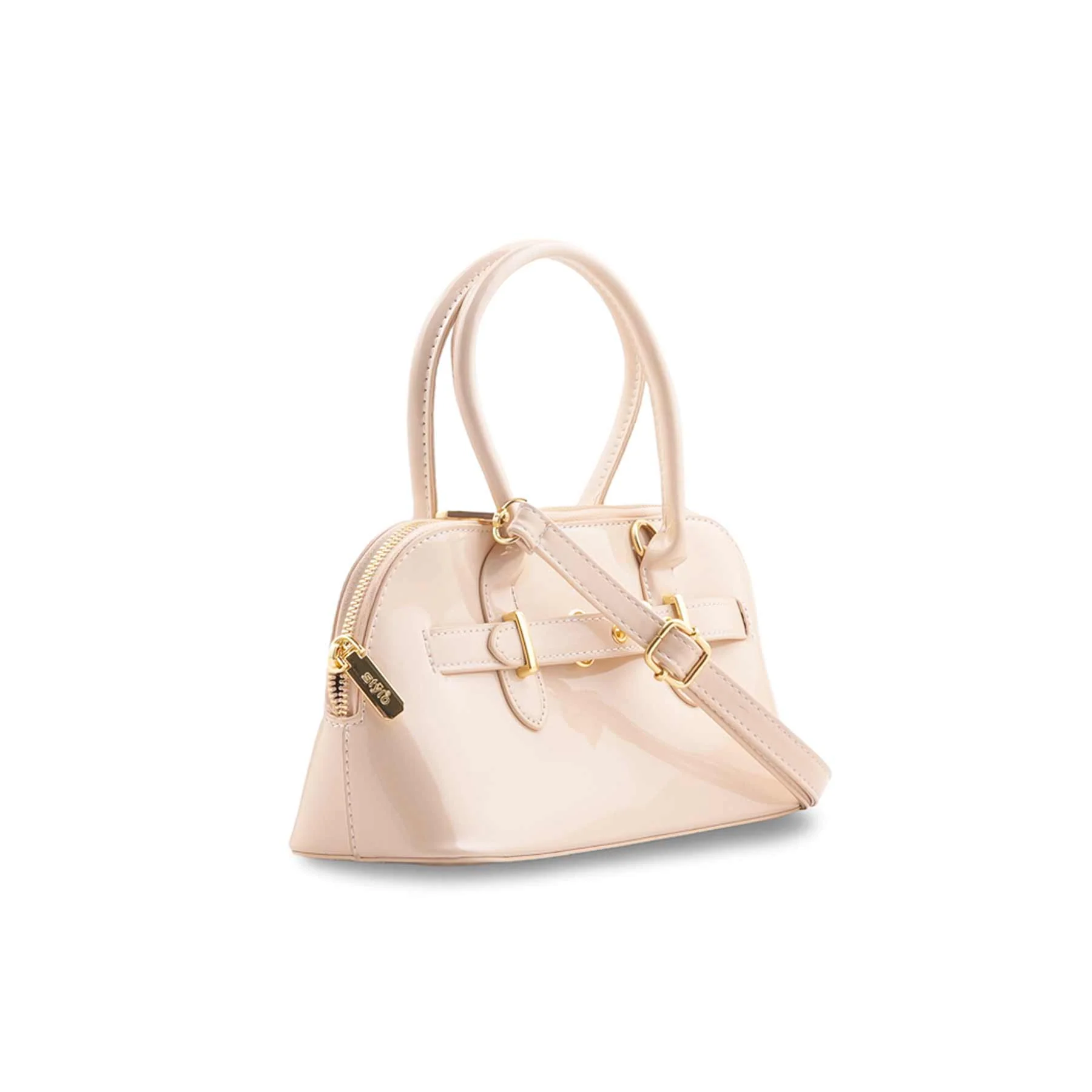 Cream Formal Hand Bag For Ladies P36487 - Image 3