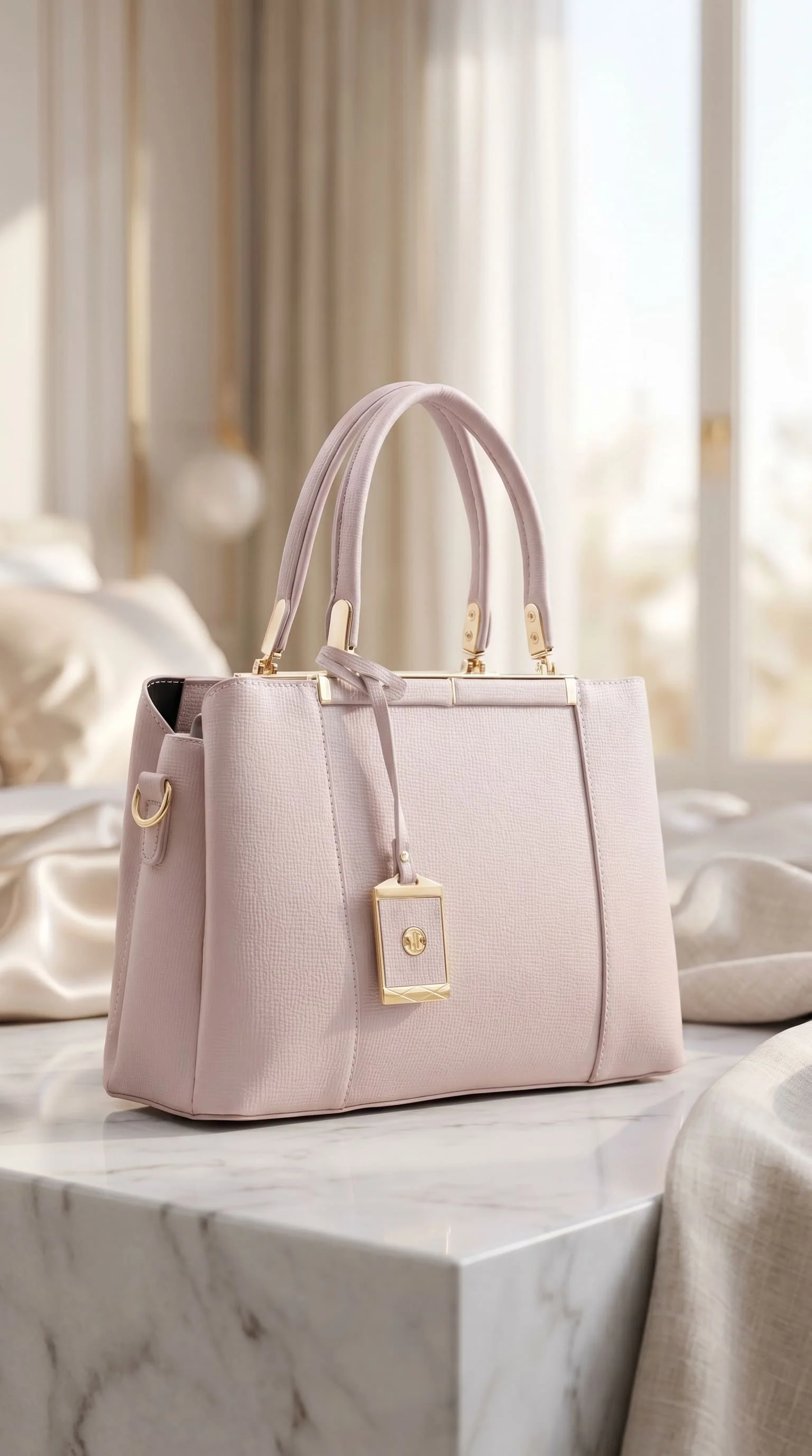 Cream Formal Hand Bag For Ladies P36573