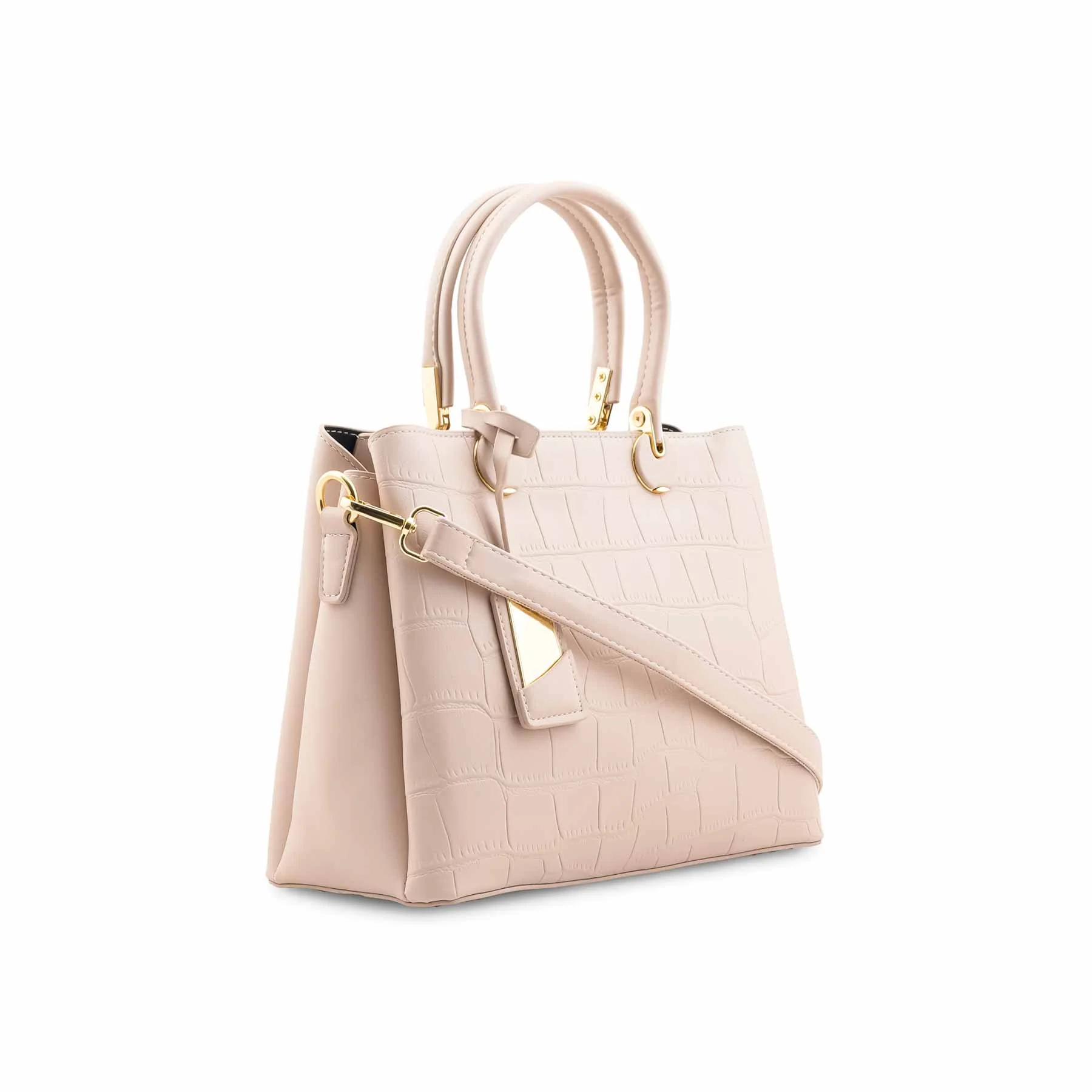 Cream Formal Hand Bag For Women P36447 - Image 3
