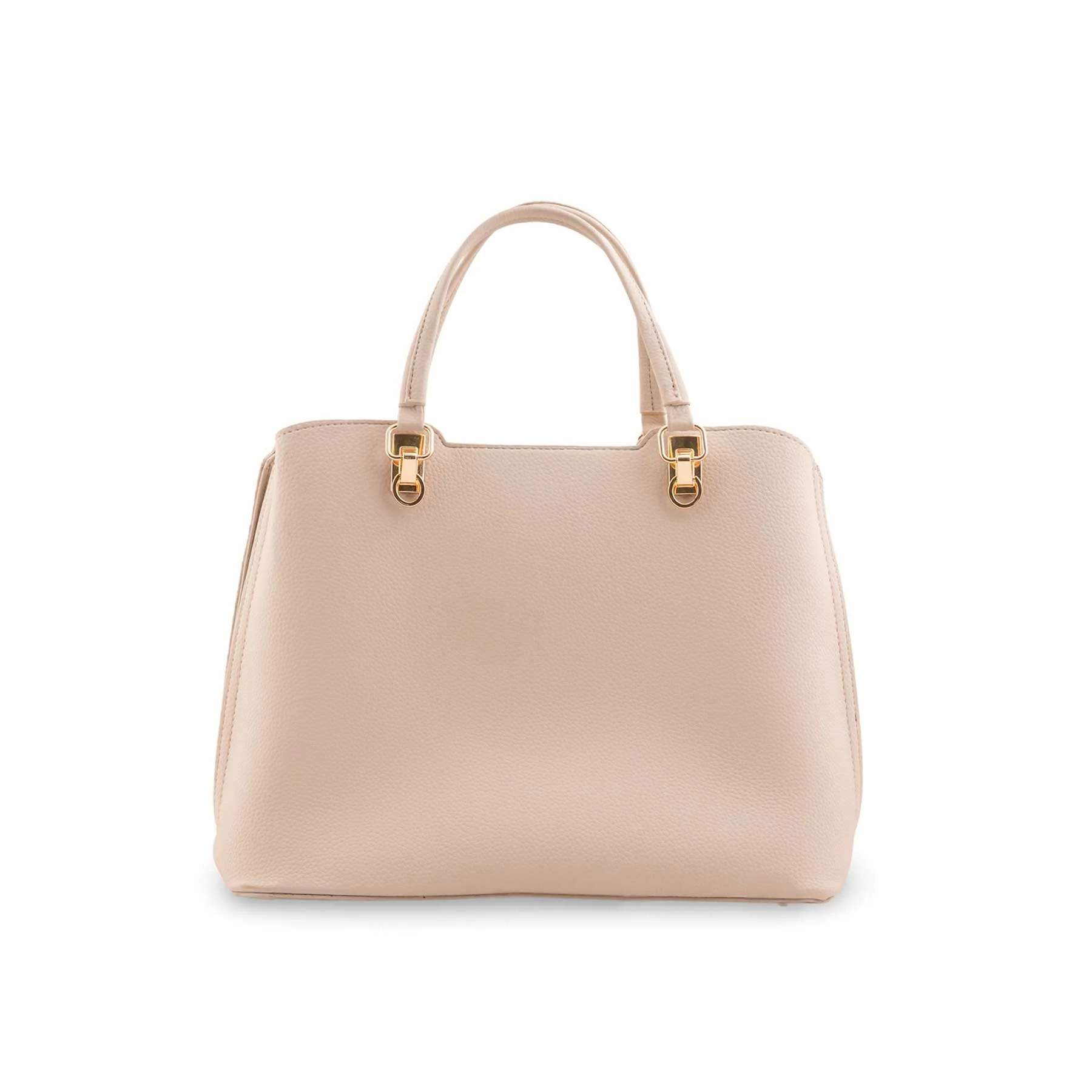 Cream Formal Hand Bag For Women P55888 - Image 2