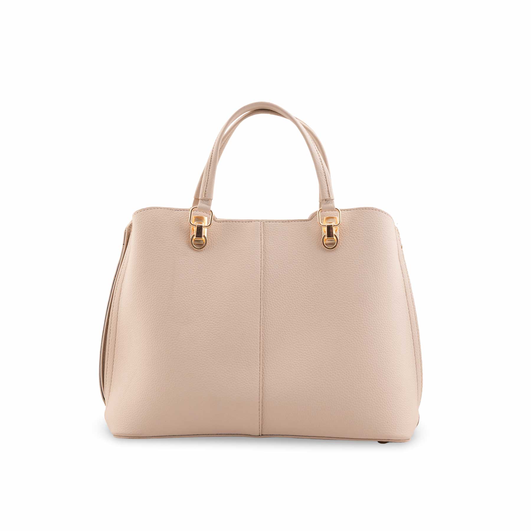 Cream Formal Hand Bag For Women P55888 - Image 4