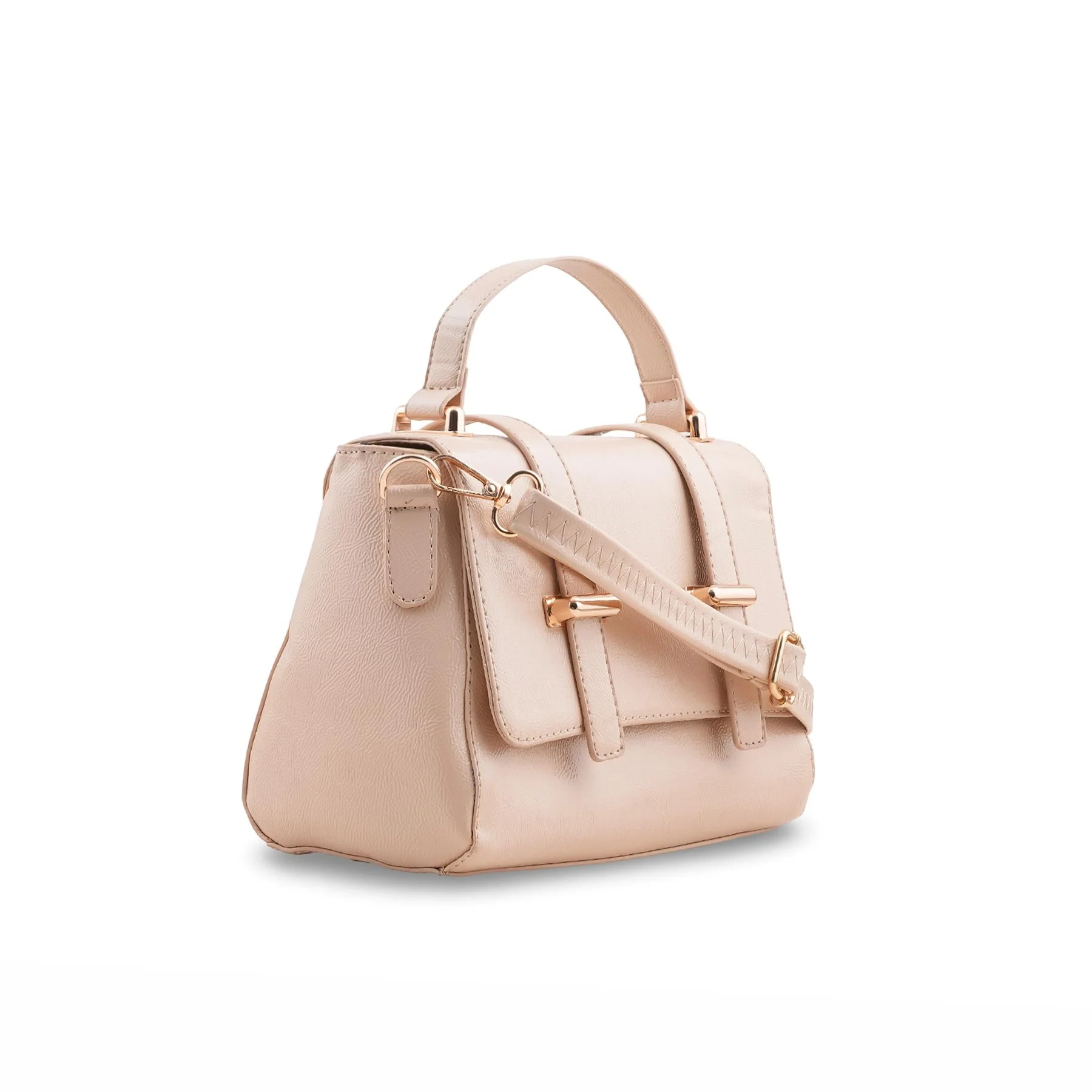 Cream Formal Hand Bag For Women P55893 - Image 3