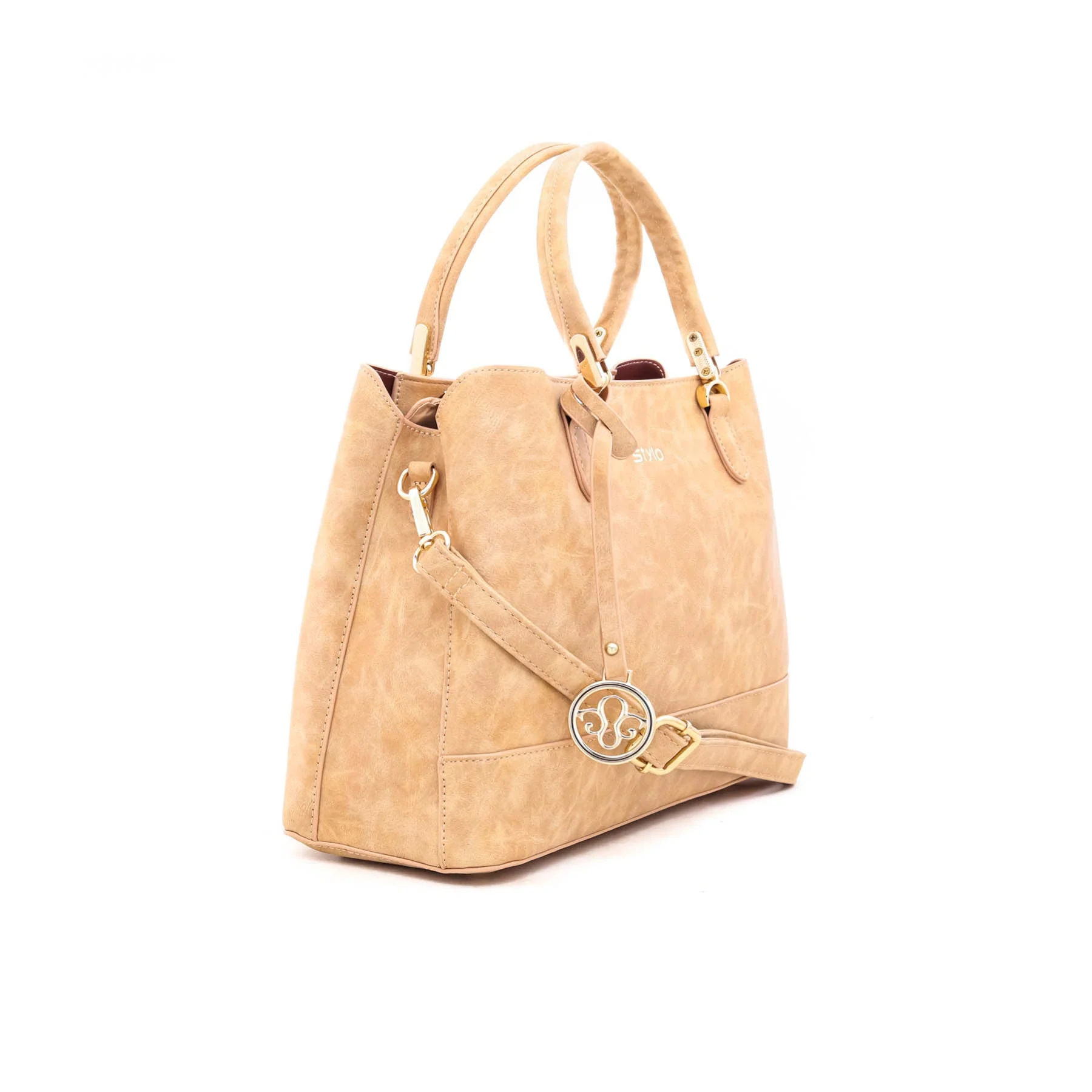 Cream Formal Hand Bag P35425 - Image 2