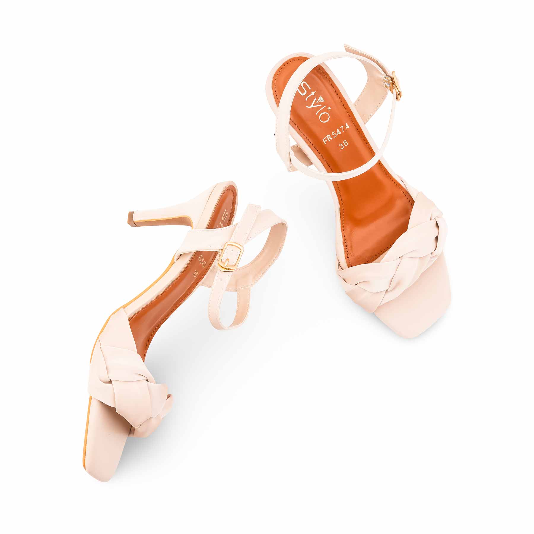 Cream Formal Sandal For Women FR5474 - Image 5