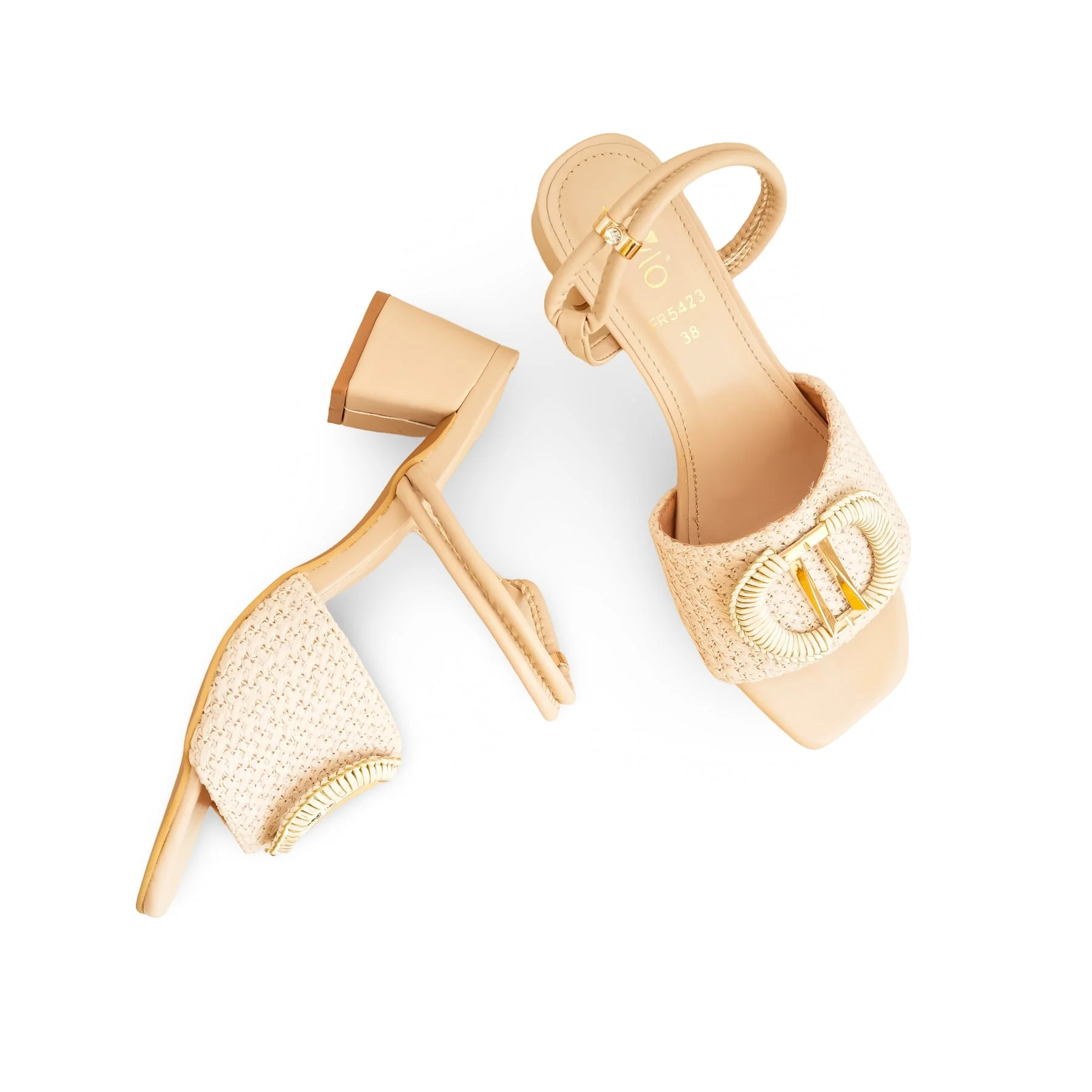 Cream Formal Sandal FR5423 - Image 5