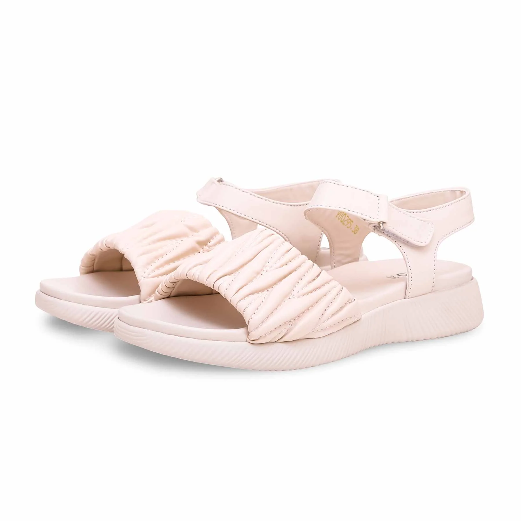Cream Formal Sandal PU0295 - Image 2