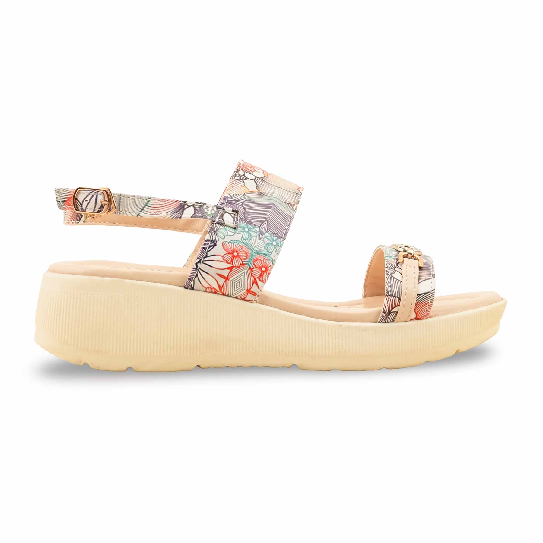 Cream Formal Sandal PU0463 - Image 2